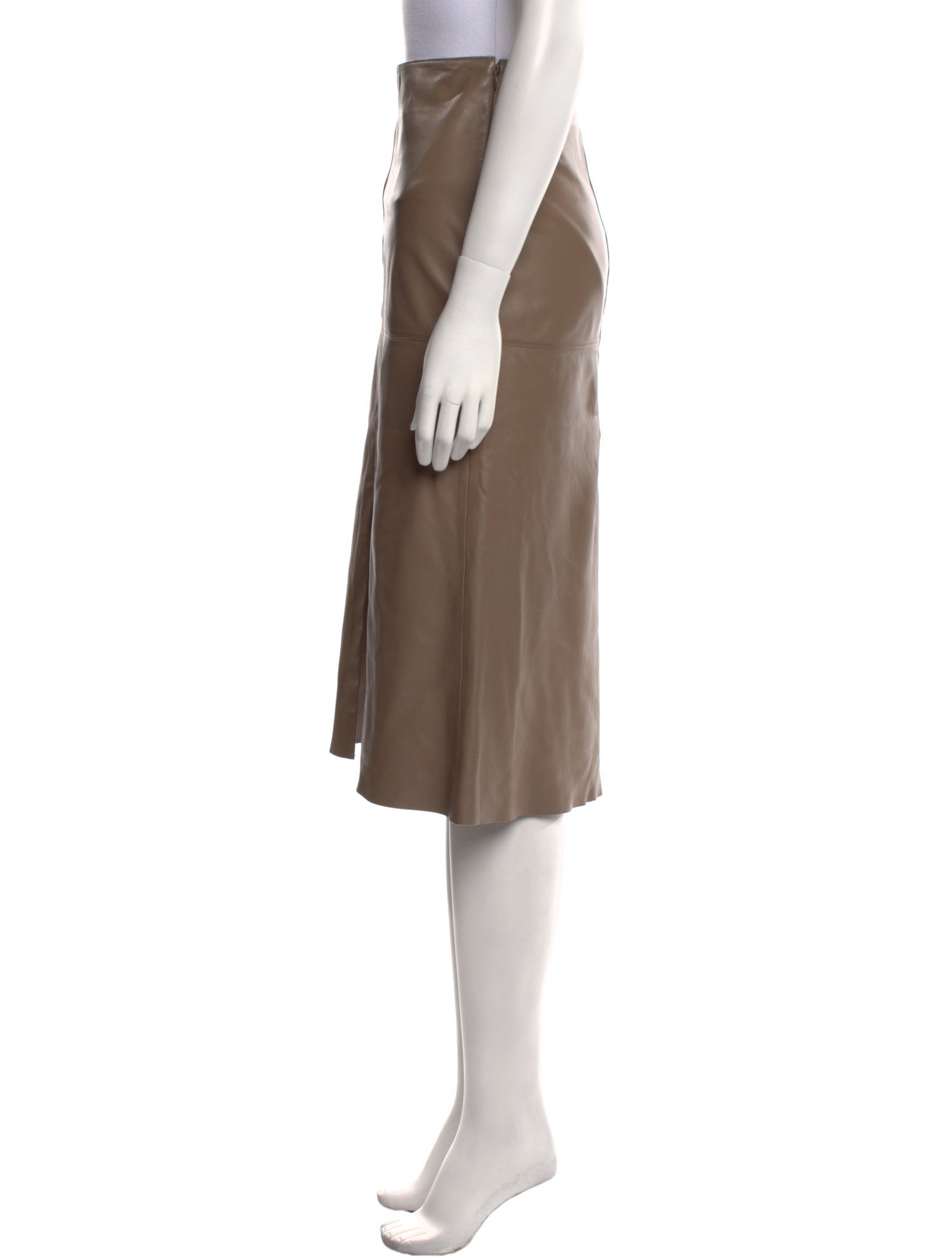 Joseph Leather Knee-Length Skirt