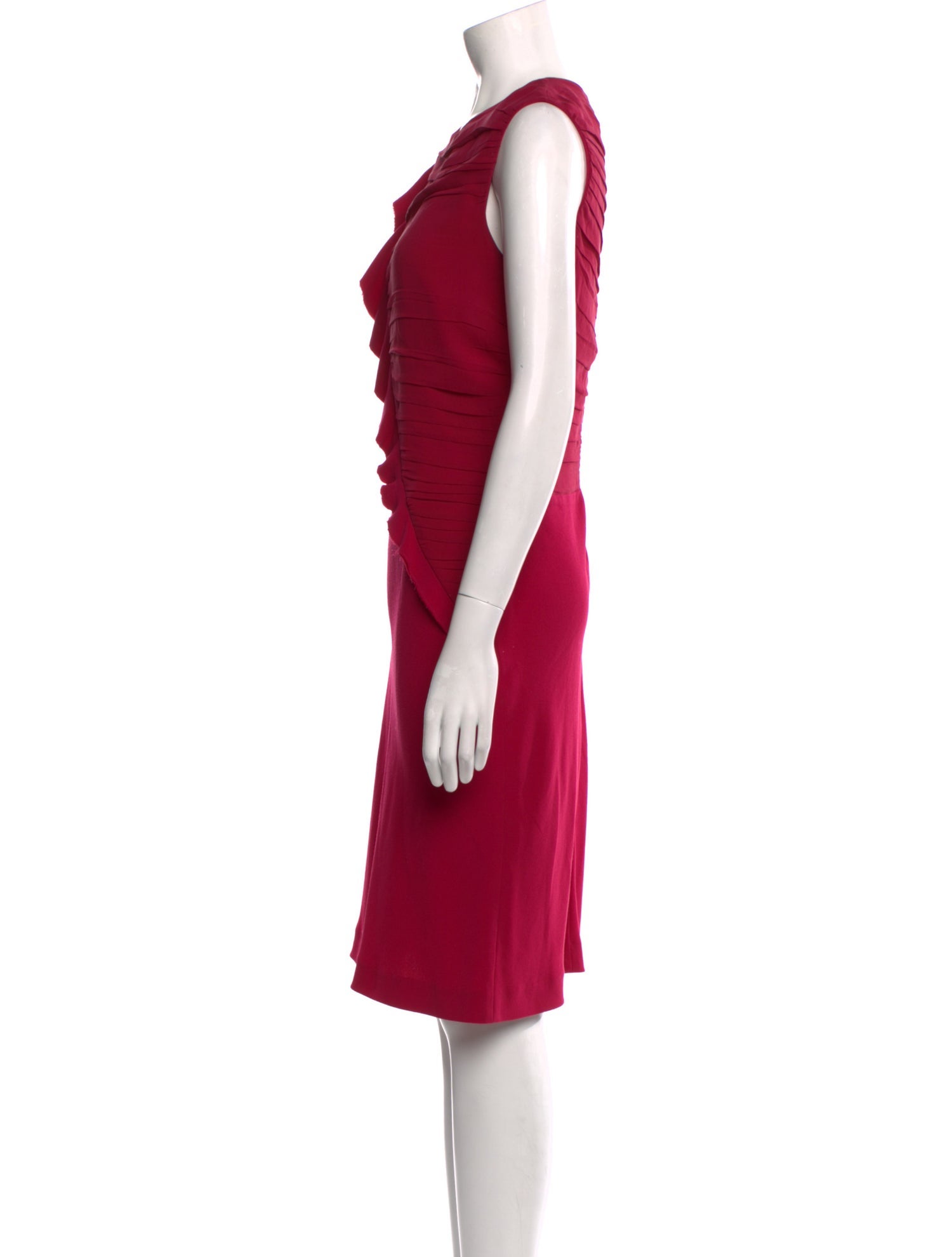 Joseph Crew Neck Knee-Length Dress