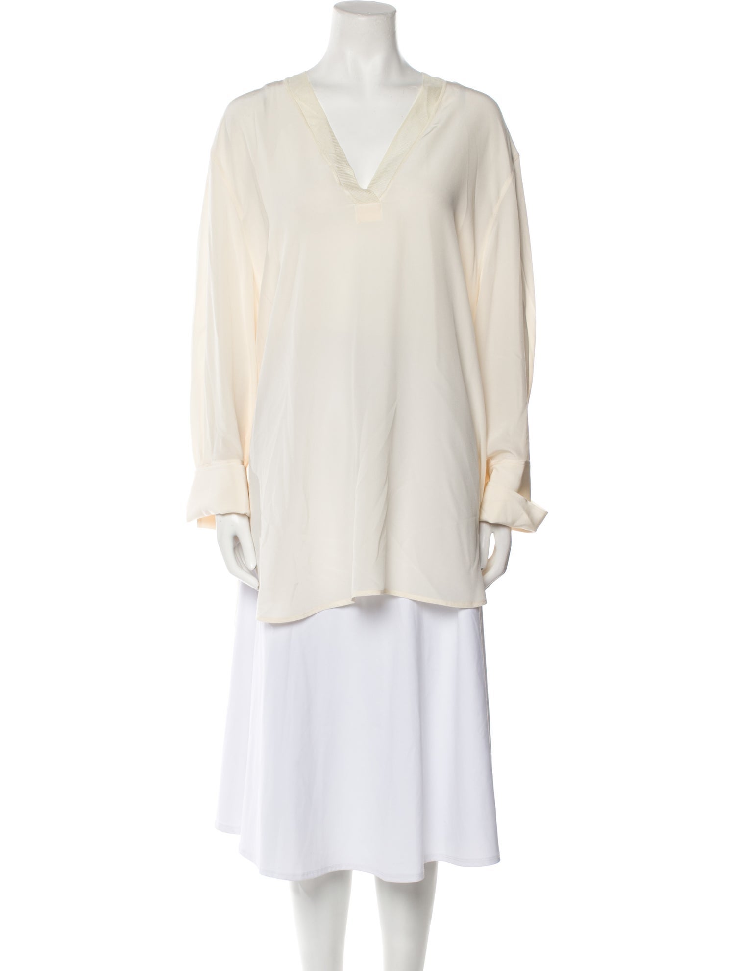 Joseph Silk V-Neck Tunic