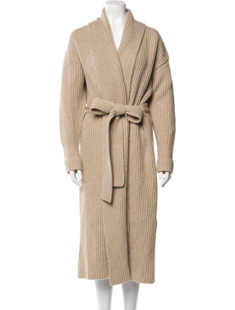 Joseph Wool Faux Fur Coat