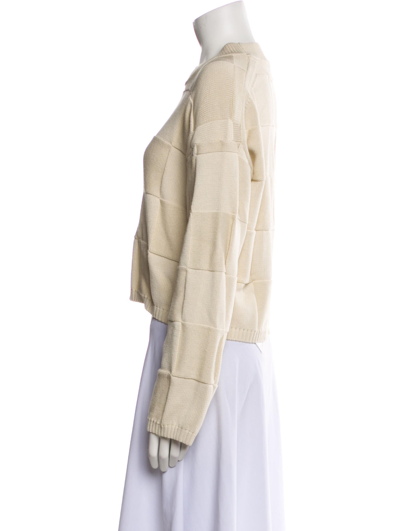 Joseph Mock Neck Long Sleeve Crop Top