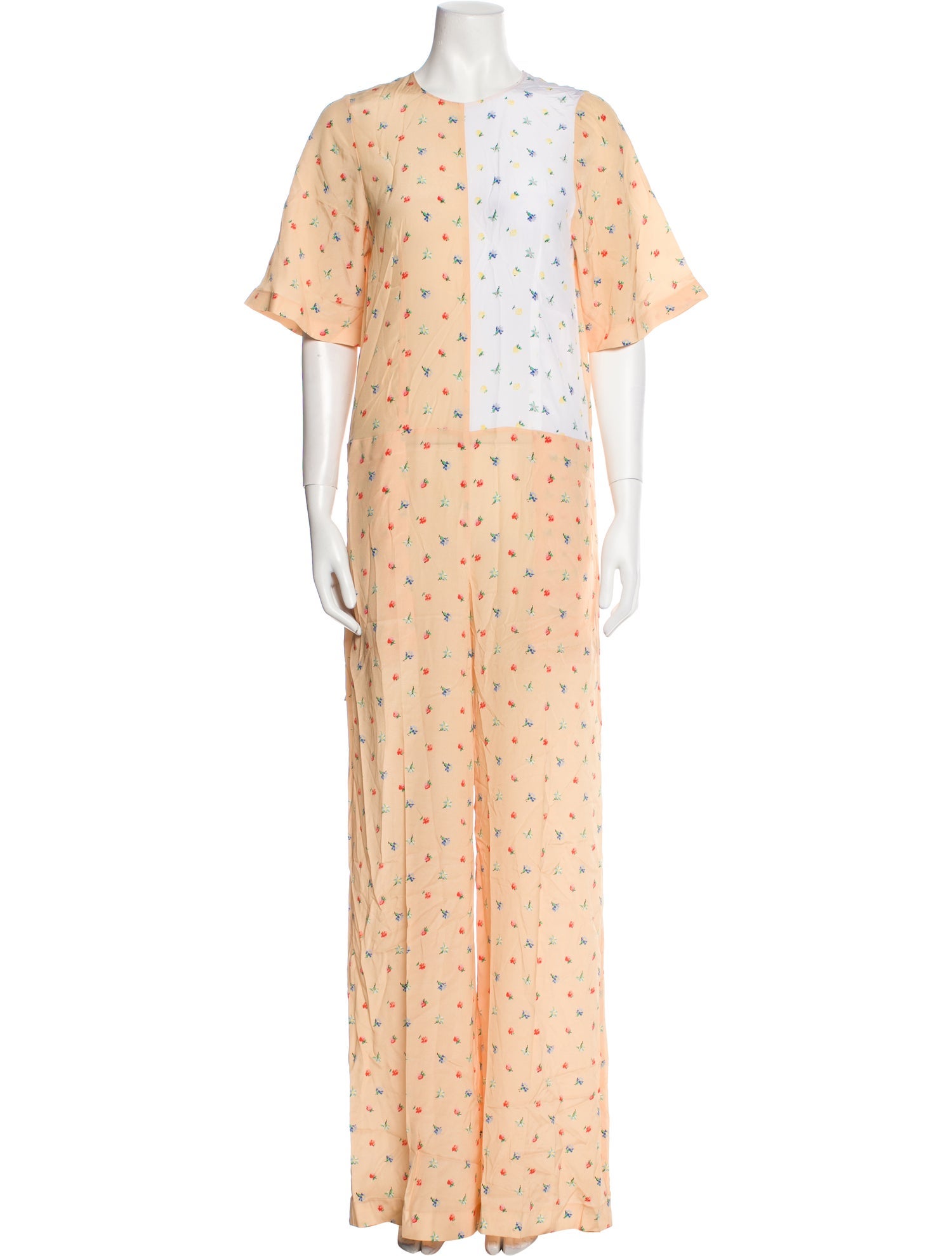Joseph Silk Printed Jumpsuit w/ Tags