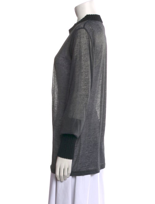 Joseph Mock Neck Long Sleeve Sweatshirt