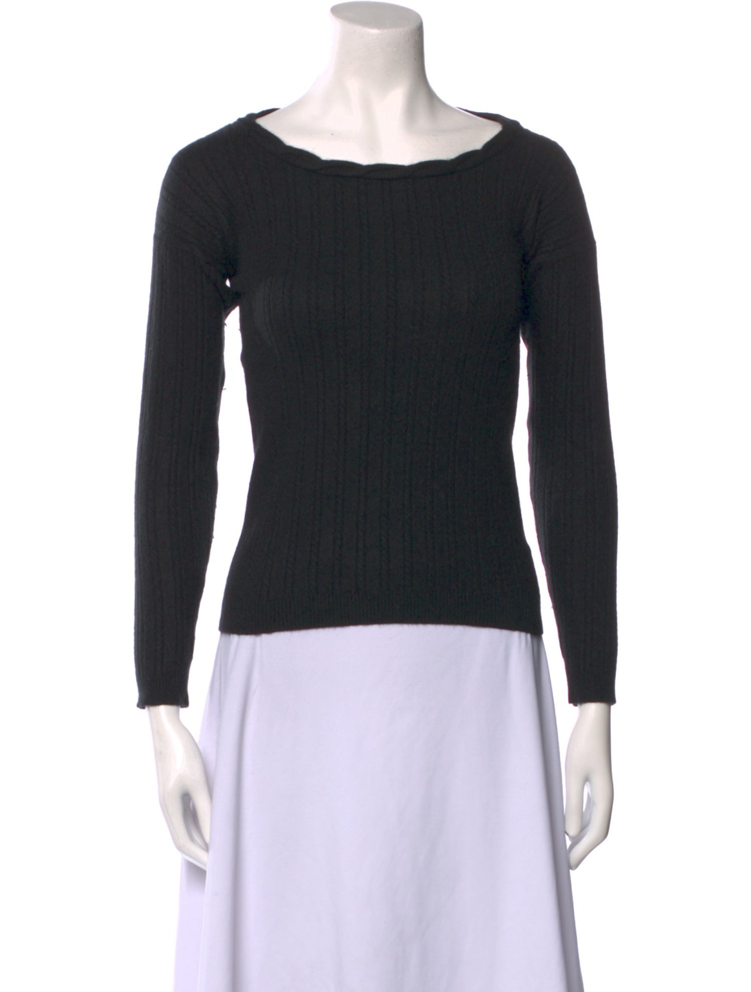 Joseph Angora Bateau Neckline Sweater