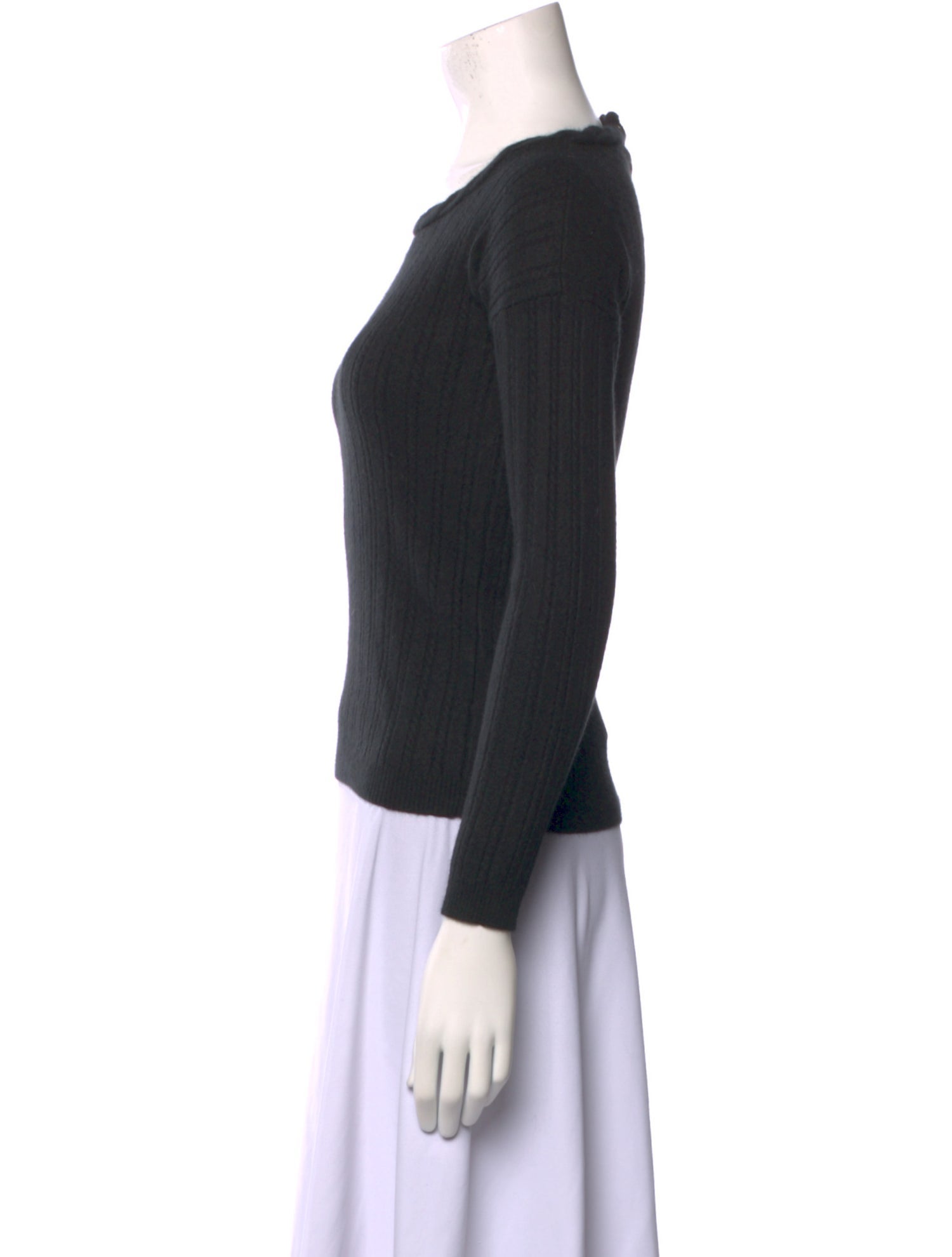 Joseph Angora Bateau Neckline Sweater