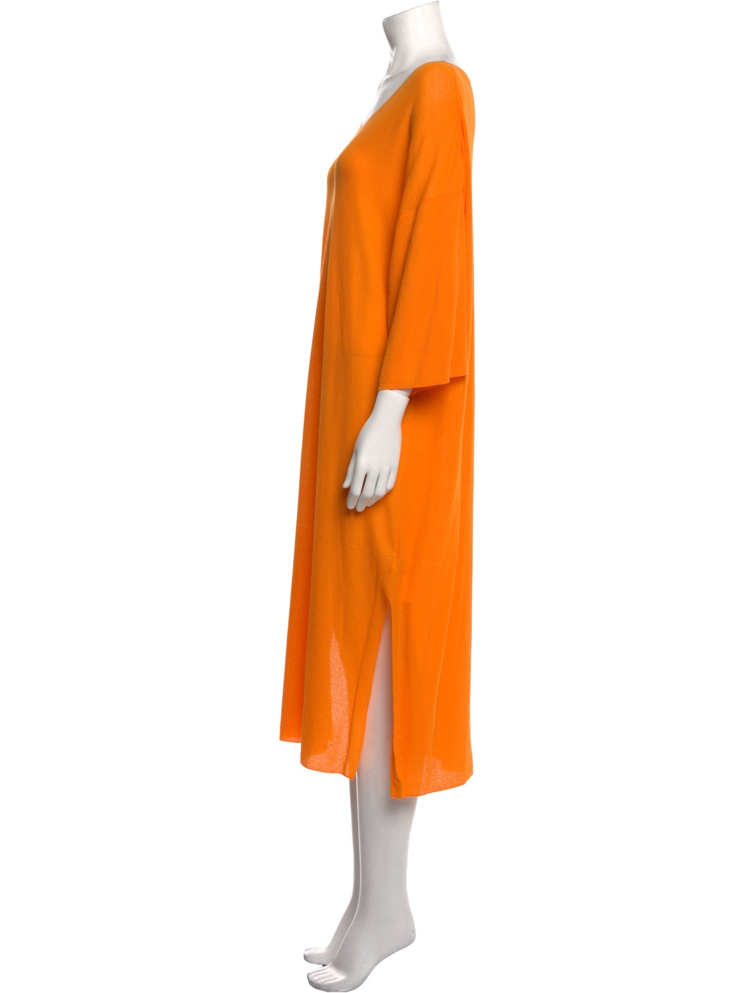 Joseph Scoop Neck Midi Length Dress