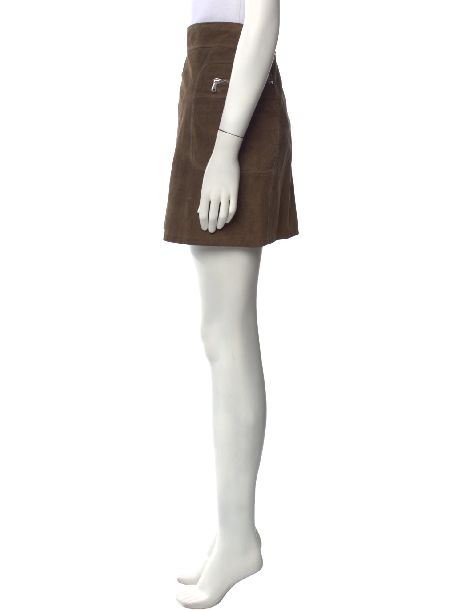 Joseph Calfskin Mini Skirt