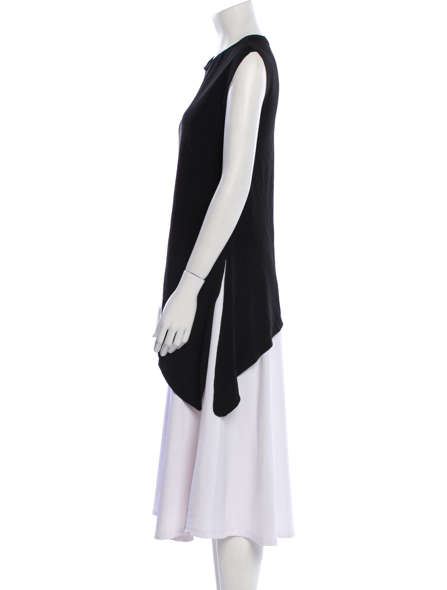 Joseph Crew Neck Sleeveless Tunic