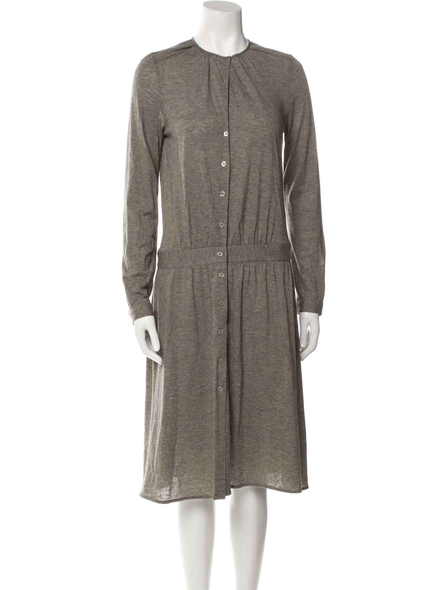 Joseph Crew Neck Midi Length Dress