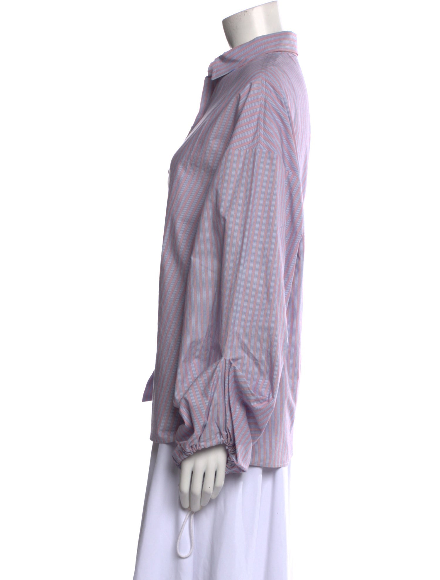 Joseph Striped Long Sleeve Button-Up Top w/ Tags