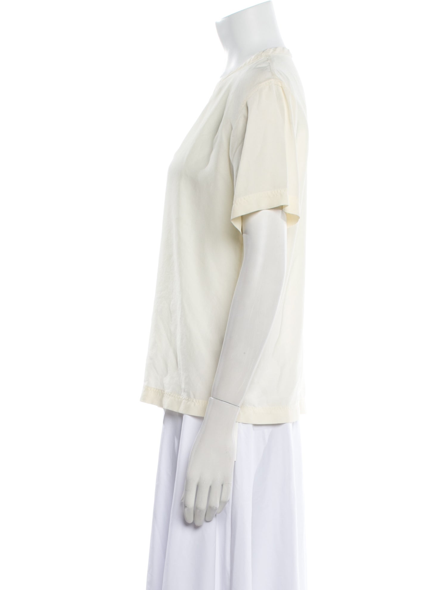 Joseph Silk V-Neck Blouse