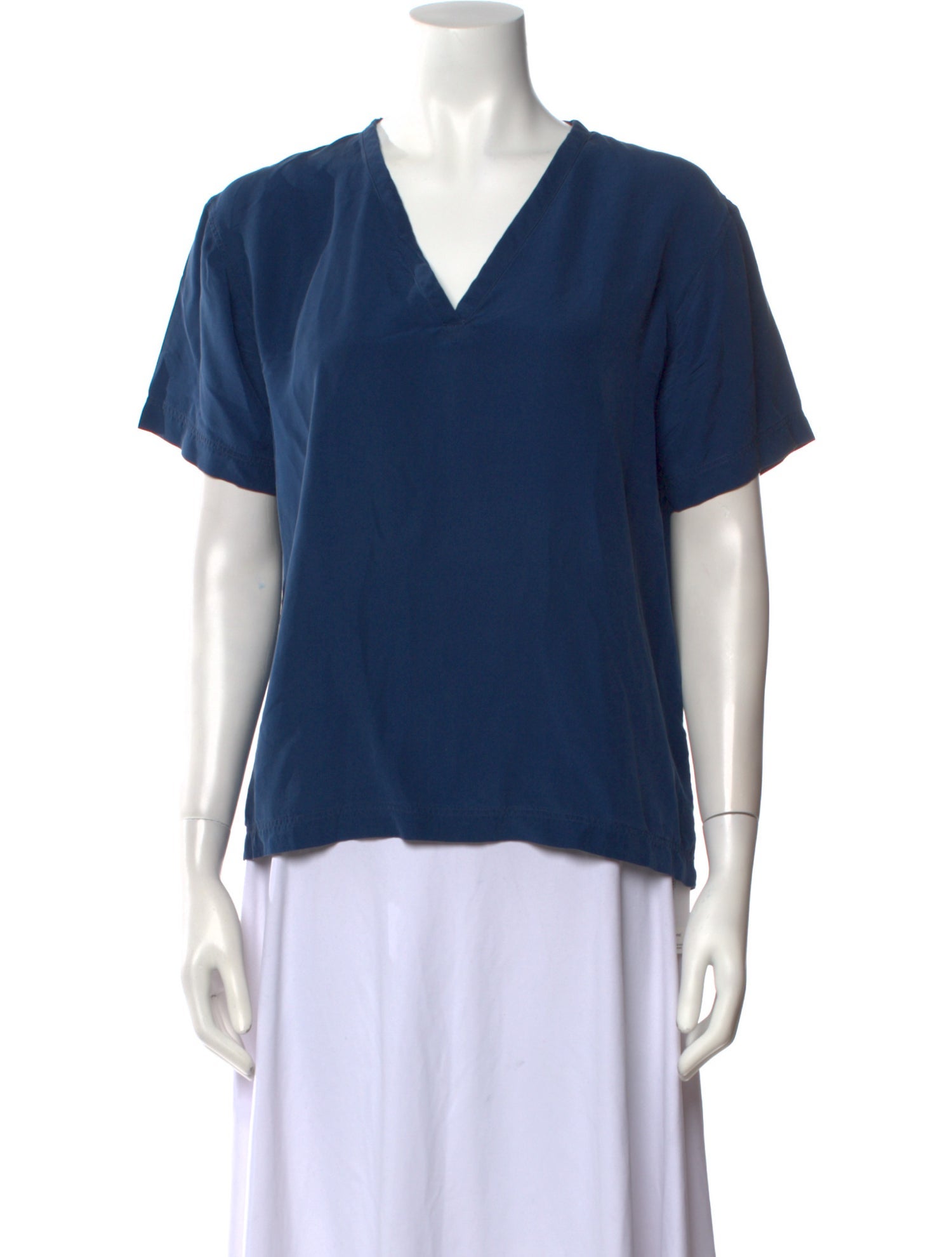 Joseph Silk V-Neck T-Shirt