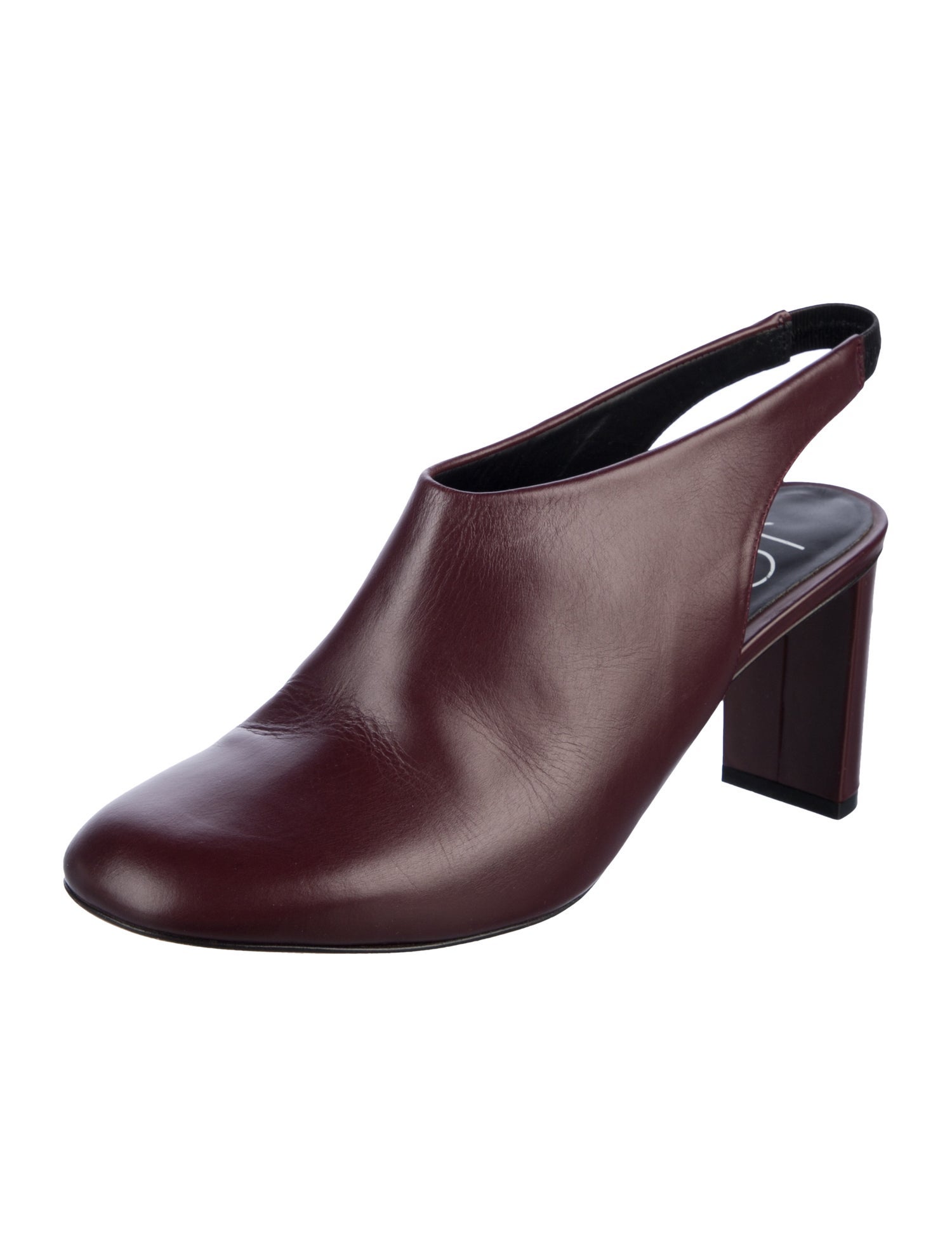 Joseph Leather Slingback Pumps