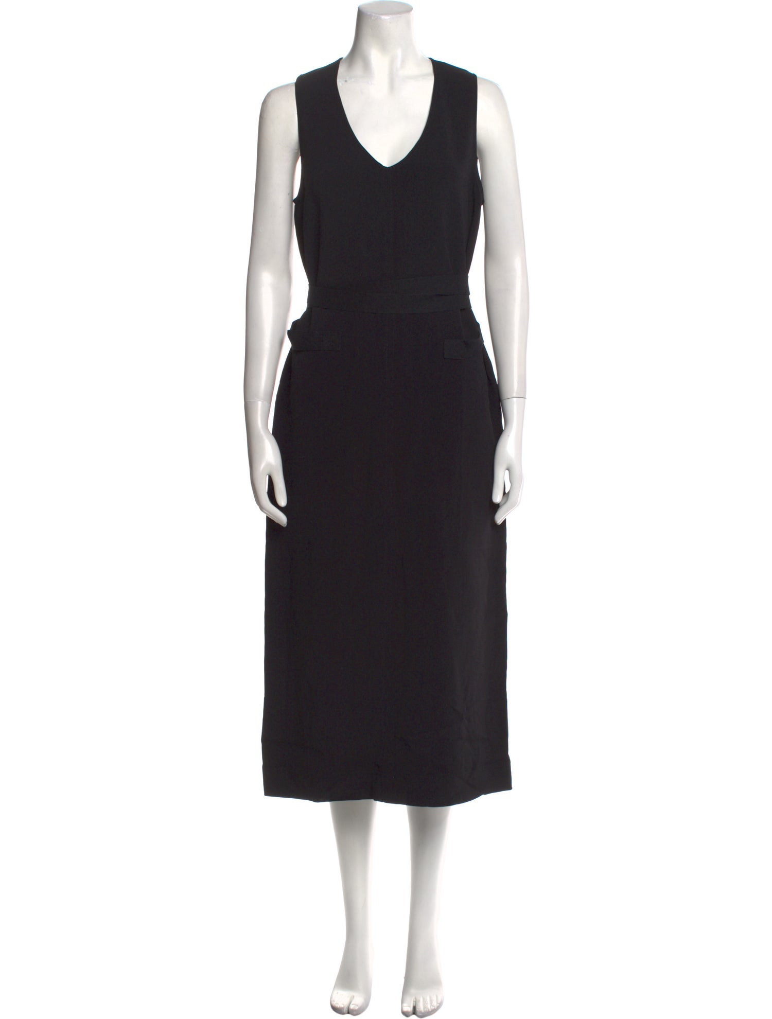 Joseph V-Neck Midi Length Dress