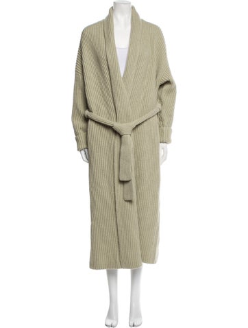 Joseph Coats Wool Faux Fur Coat M