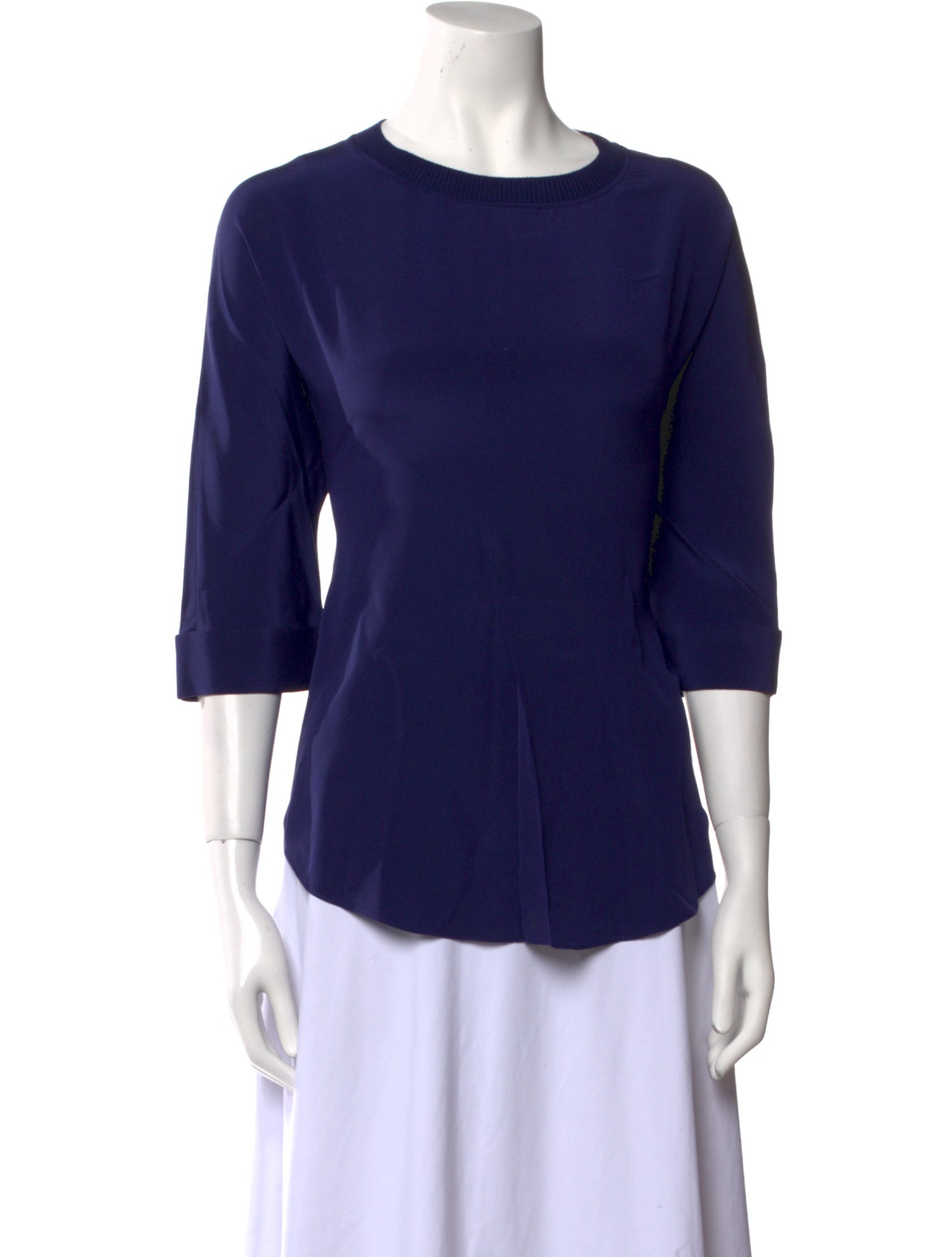 Joseph Silk Crew Neck Top