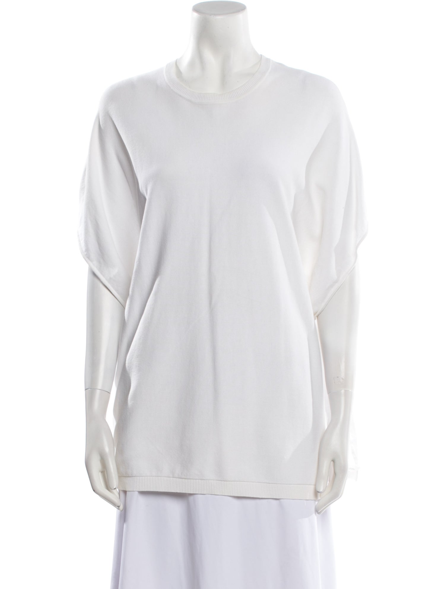 Joseph Crew Neck Three-Quarter Sleeve Sweatshirt