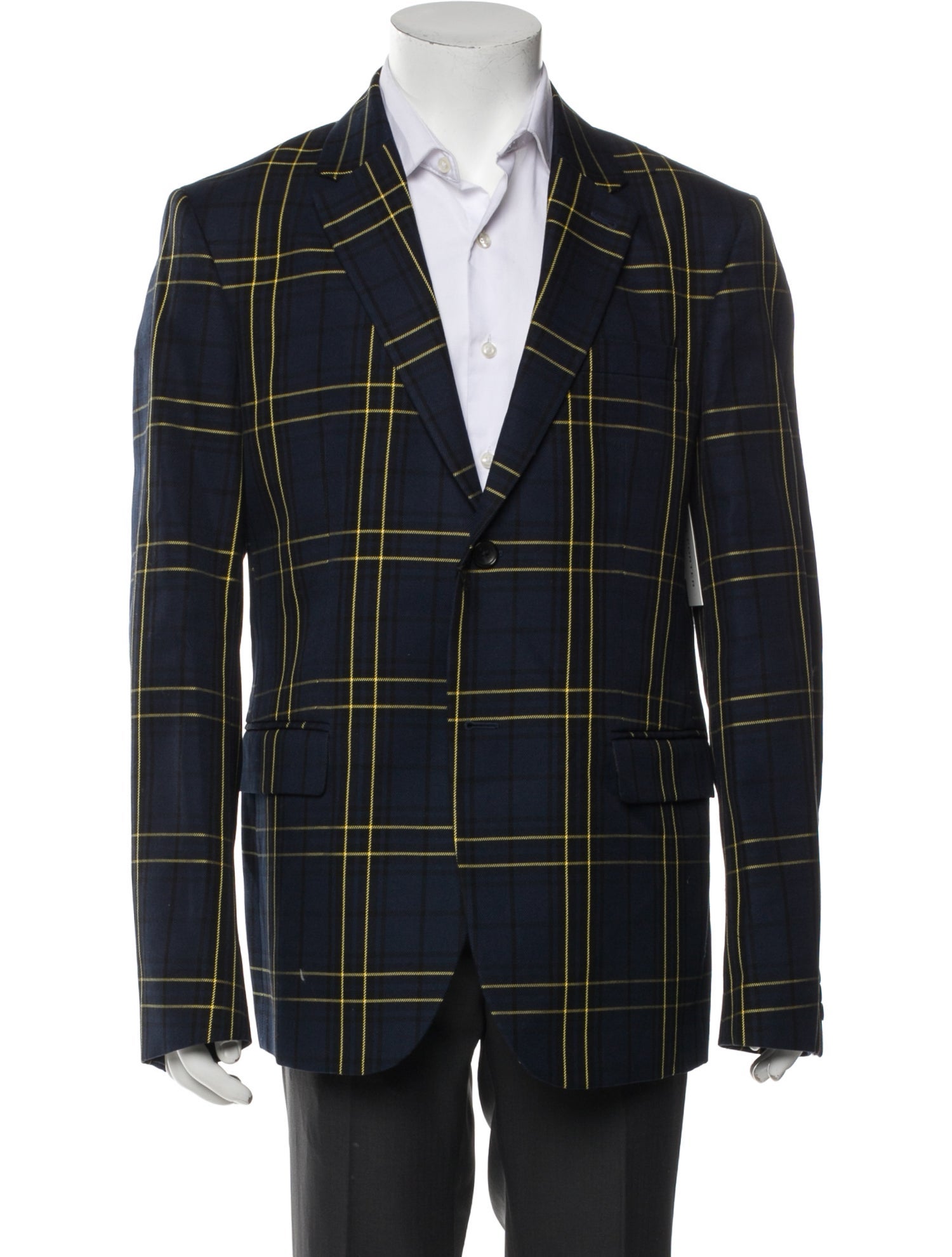 Joseph Hanford Prince of Wales Checked Twill Suit Jacket