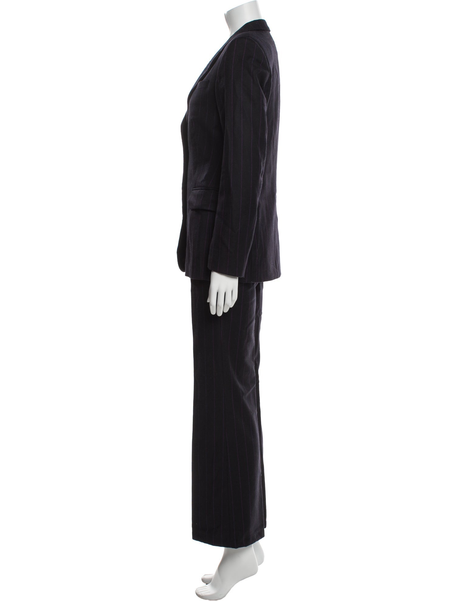 Joseph Wool Striped Pantsuit