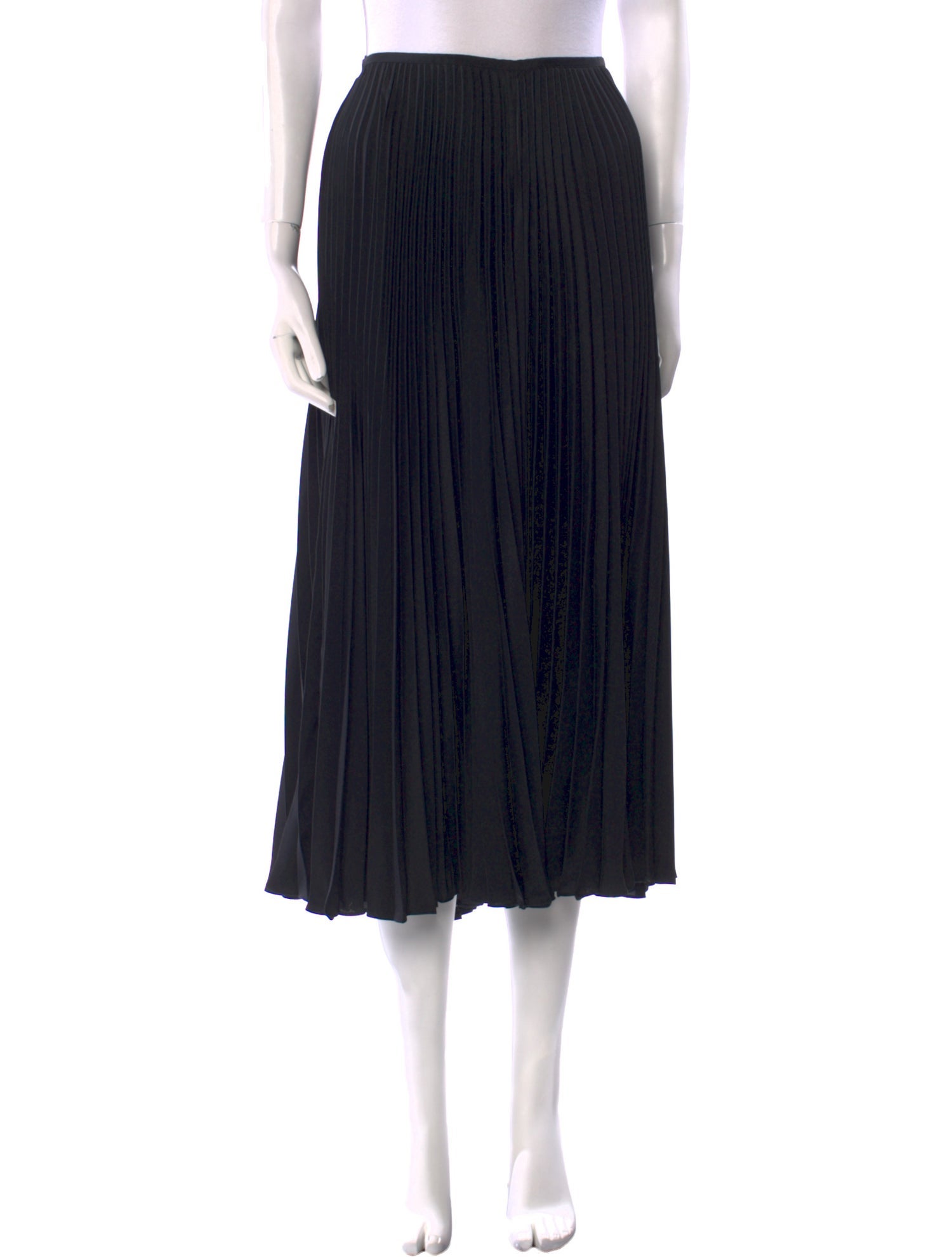 Joseph Pleated Accents Midi Length Skirt