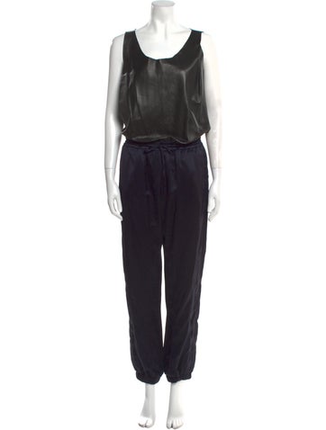 Joseph Jumpsuits and Rompers Leather Scoop Neck Jumpsuit Us10, Fr42 | L