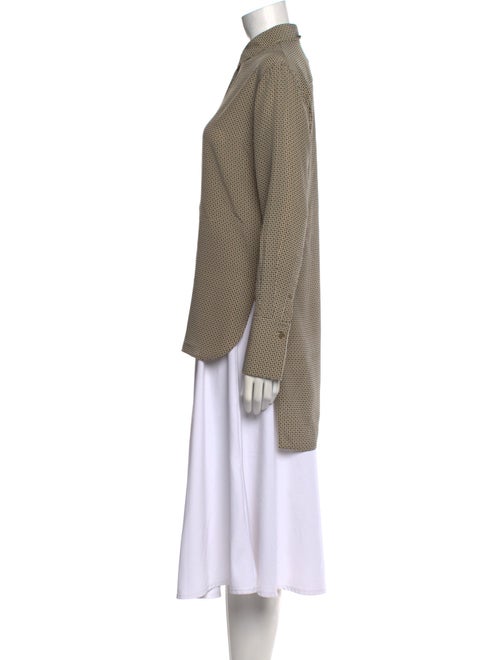 Joseph Silk Printed Button-Up Top