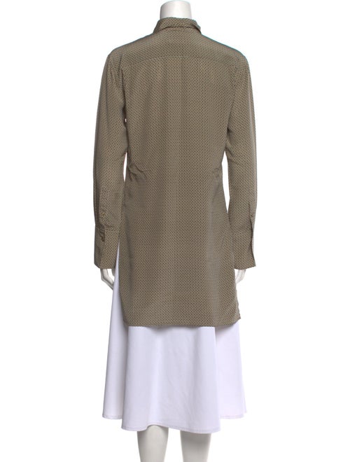 Joseph Silk Printed Button-Up Top