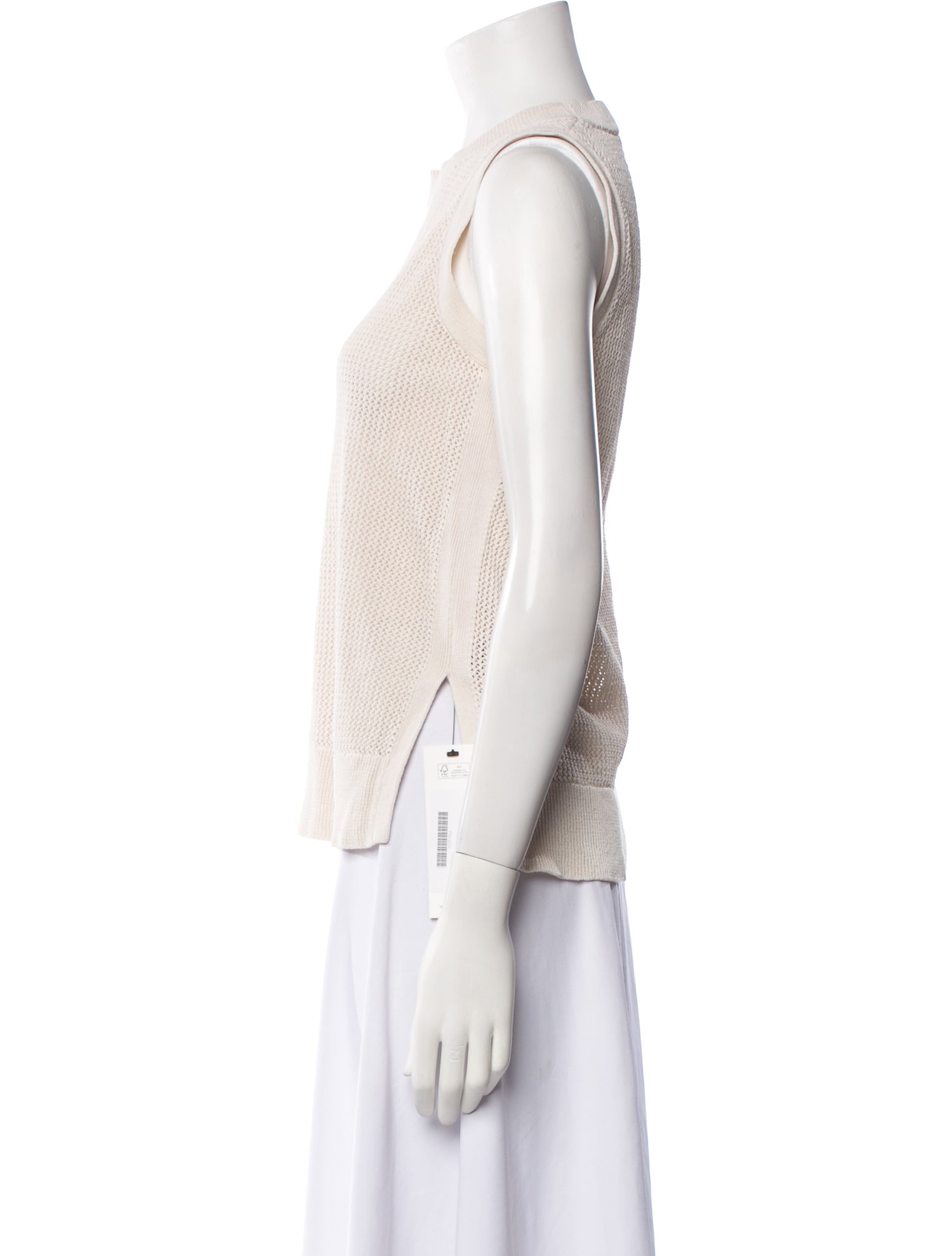 Joseph Crew Neck Sleeveless Top