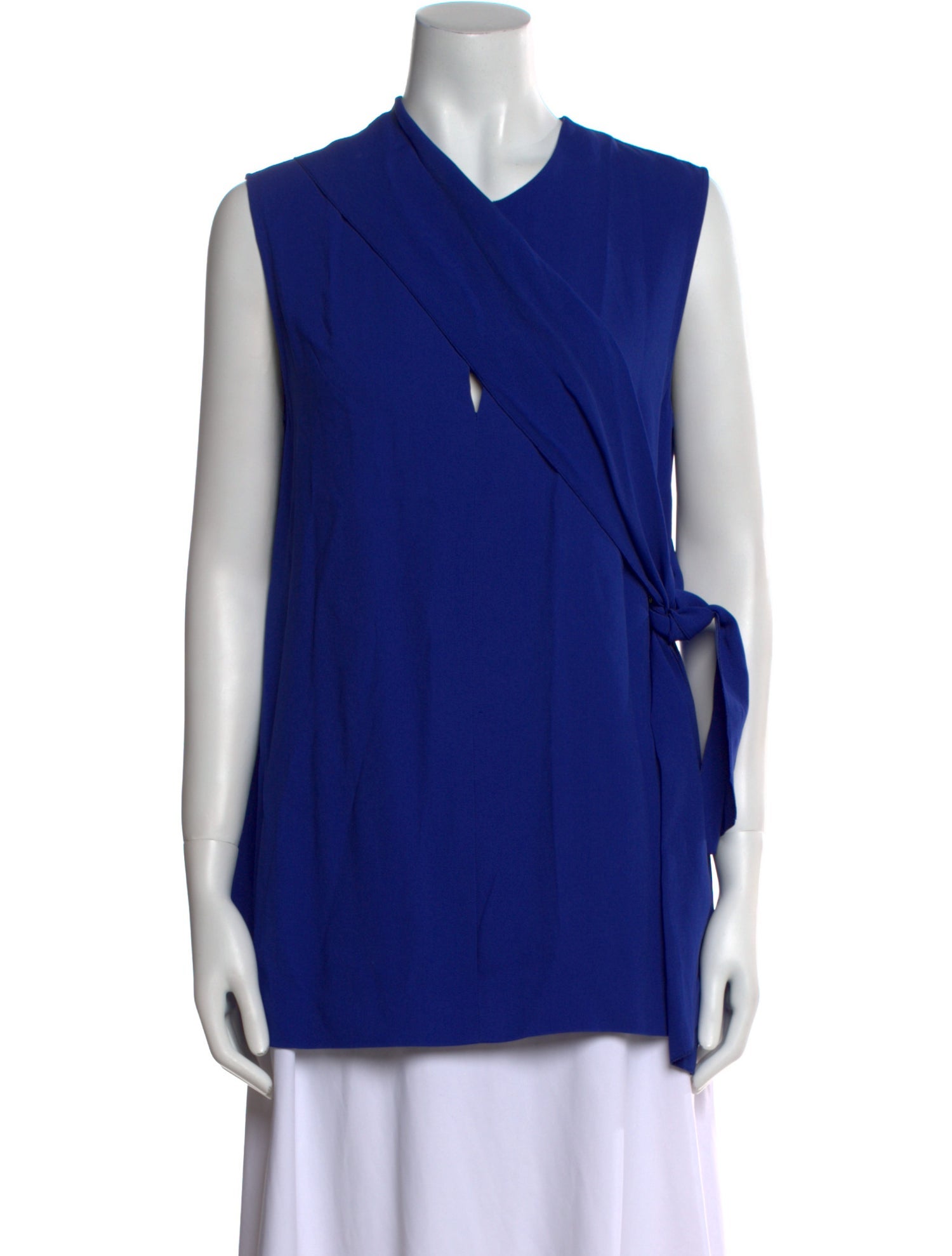 Joseph V-Neck Sleeveless Blouse