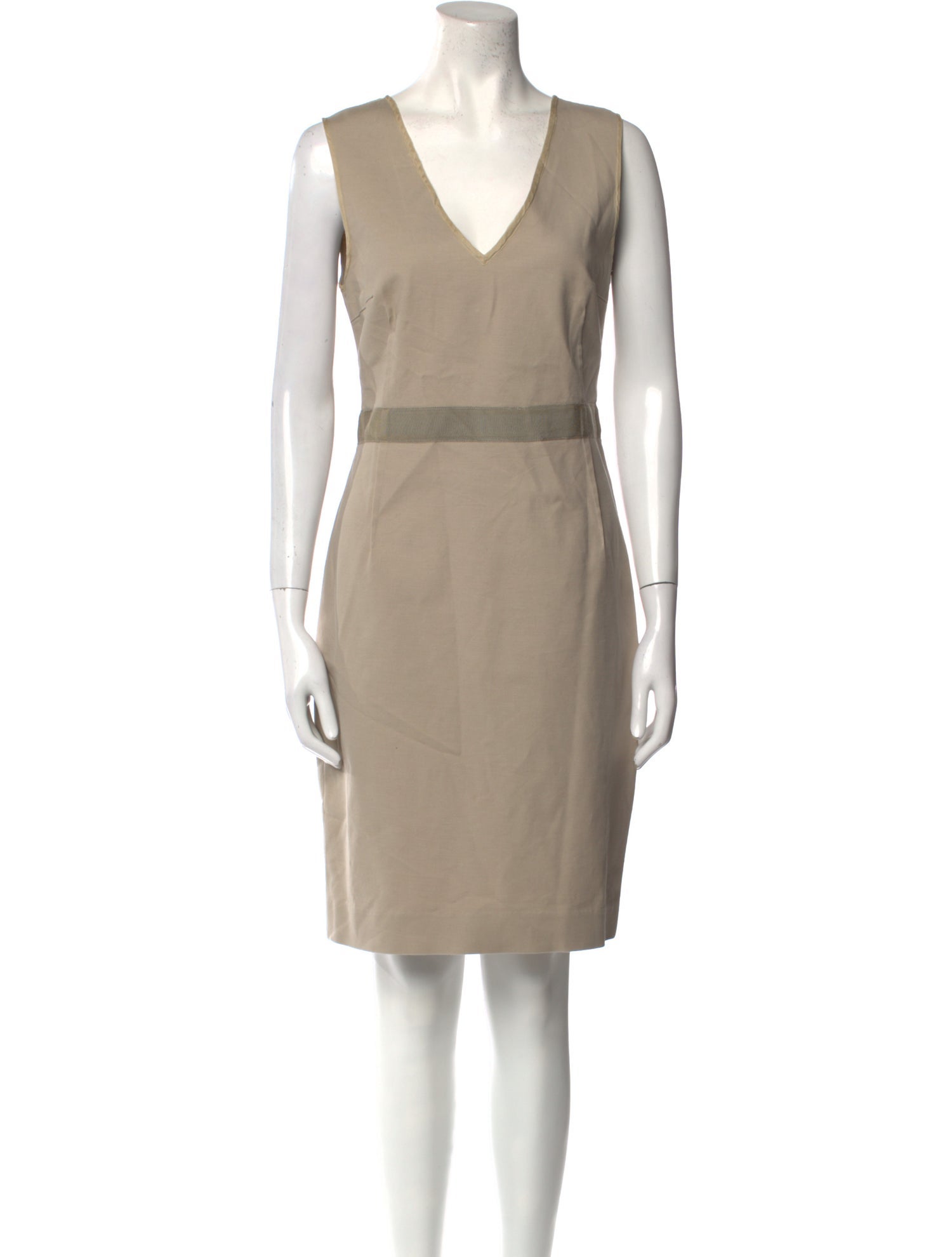 Joseph V-Neck Knee-Length Dress