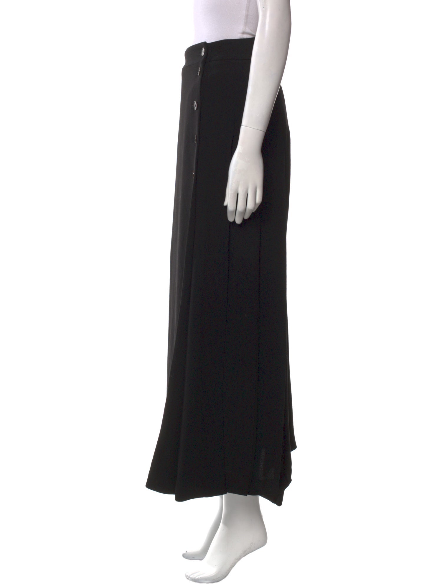 Joseph Pleated Accents Midi Length Skirt