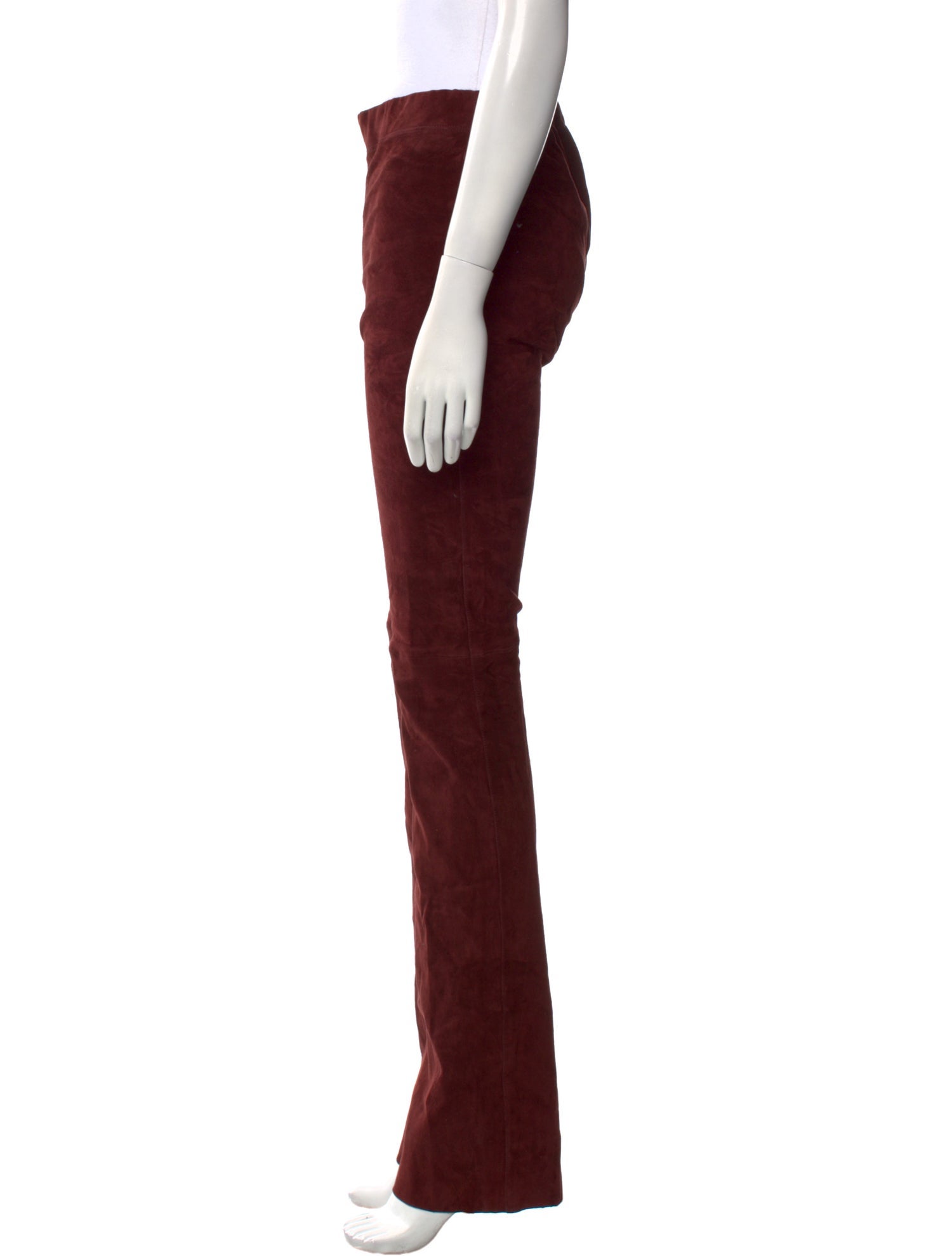 Joseph Lambskin Straight Leg Pants