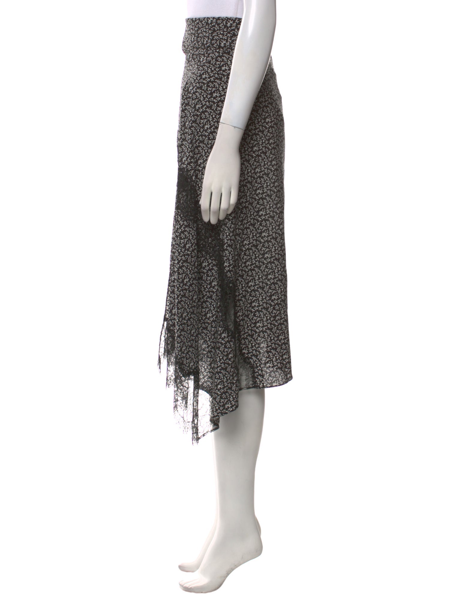 Joseph Silk Midi Length Skirt