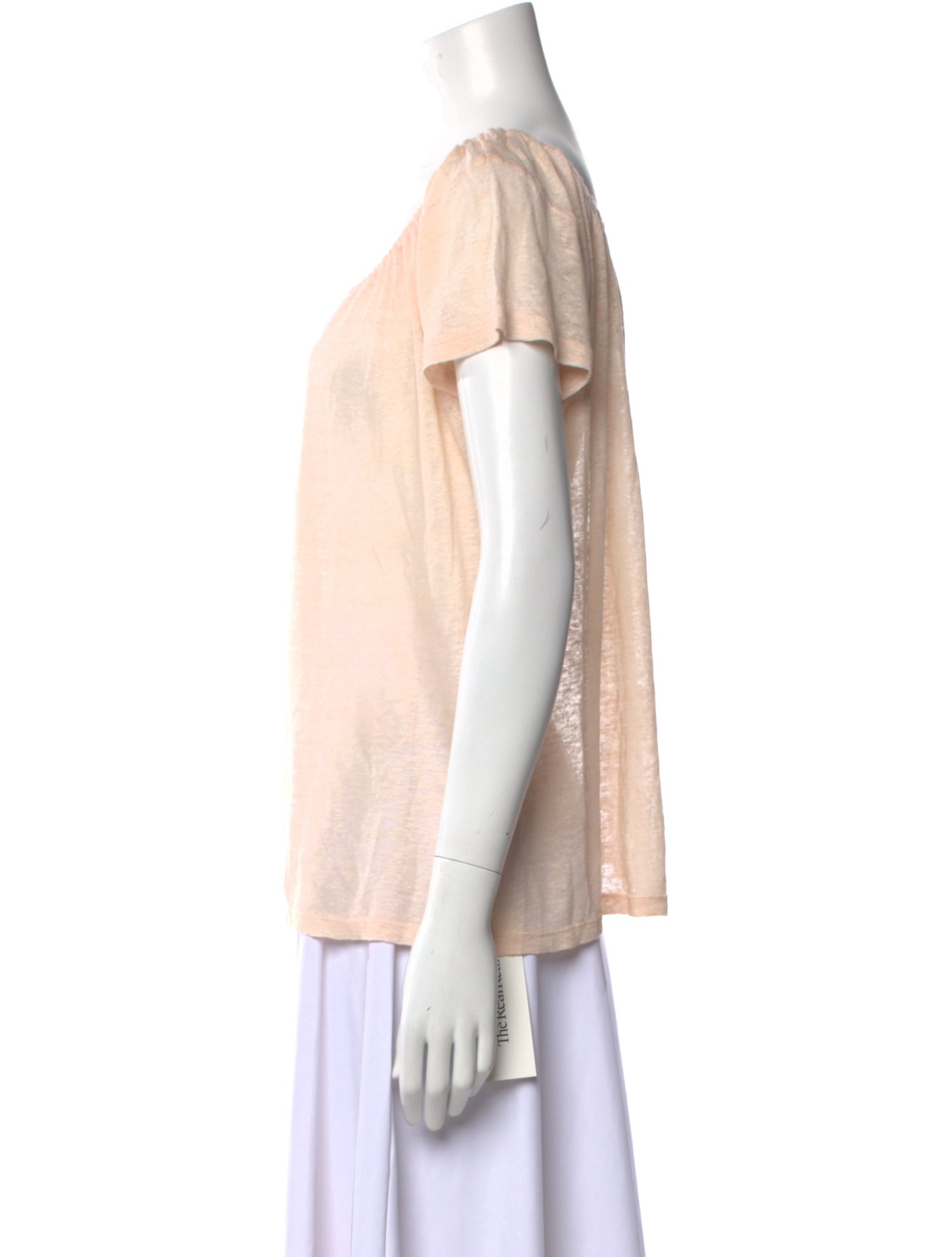 Joseph Linen Scoop Neck T-Shirt