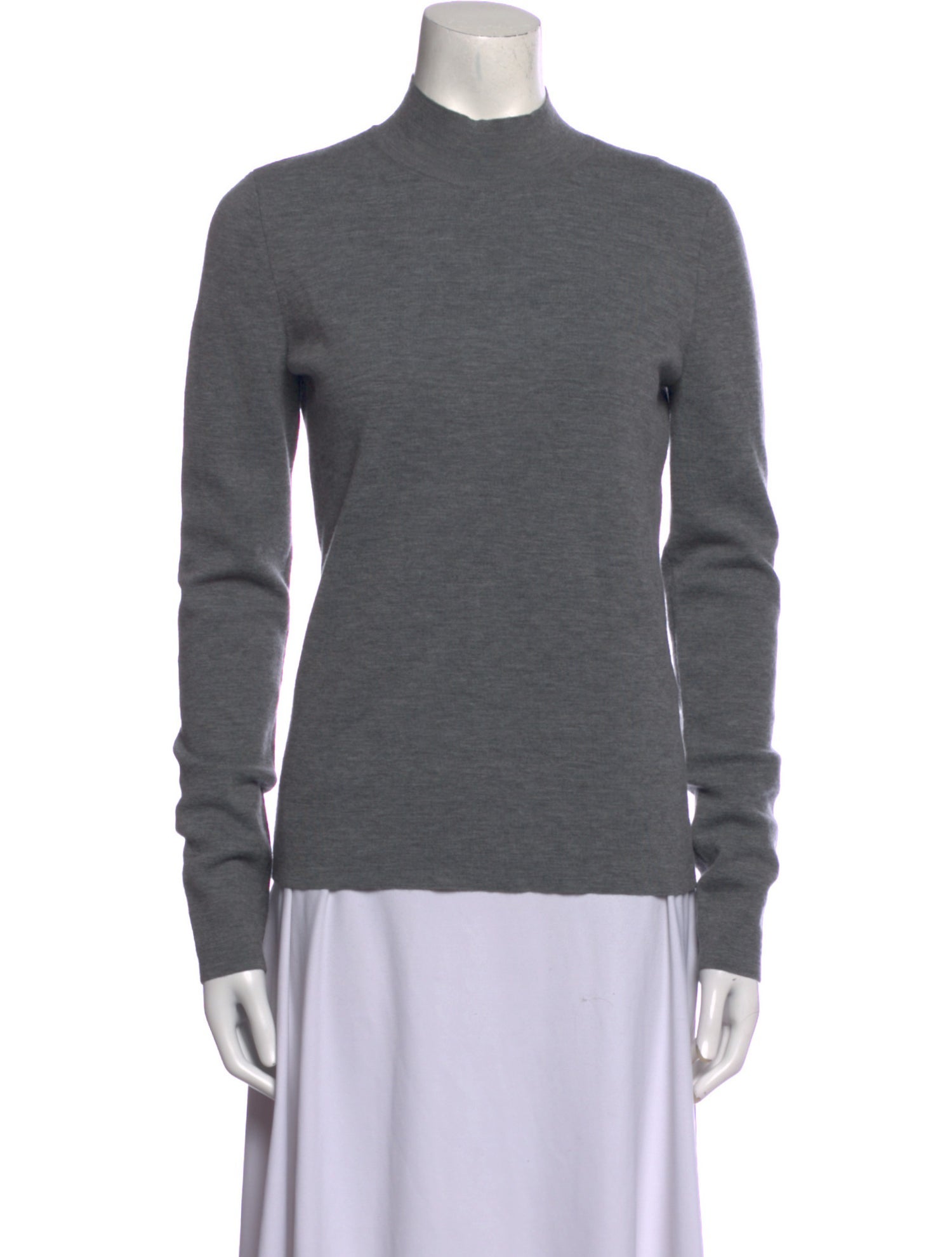 Joseph Merino Wool Mock Neck Sweater