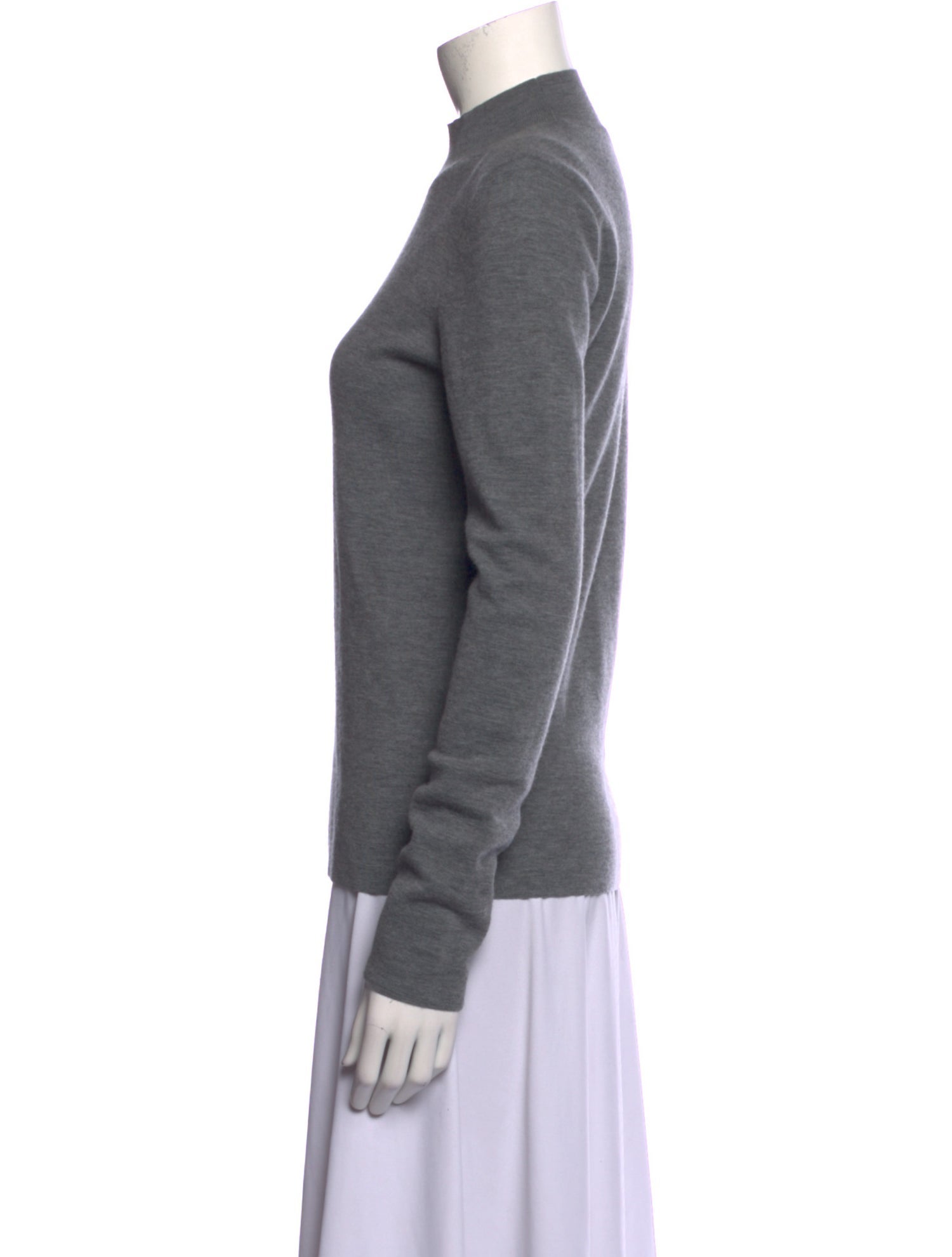 Joseph Merino Wool Mock Neck Sweater