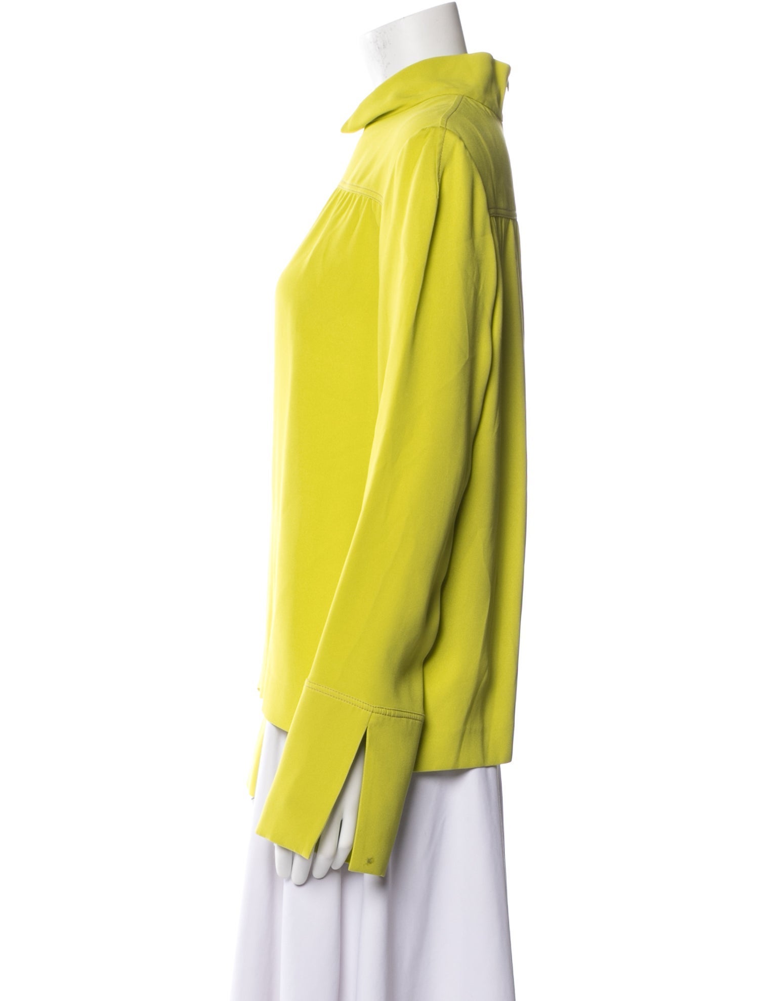 Joseph Silk Mock Neck Blouse