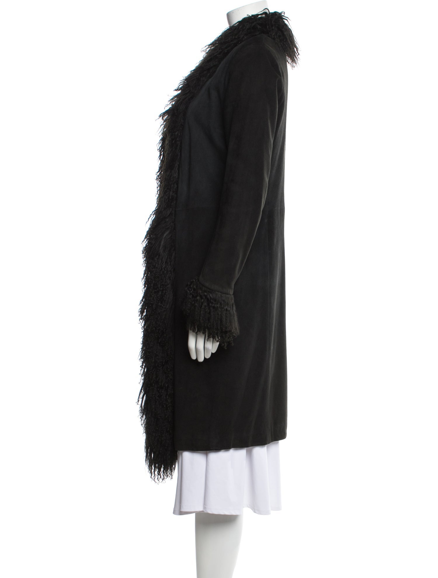 Joseph Faux Fur Coat