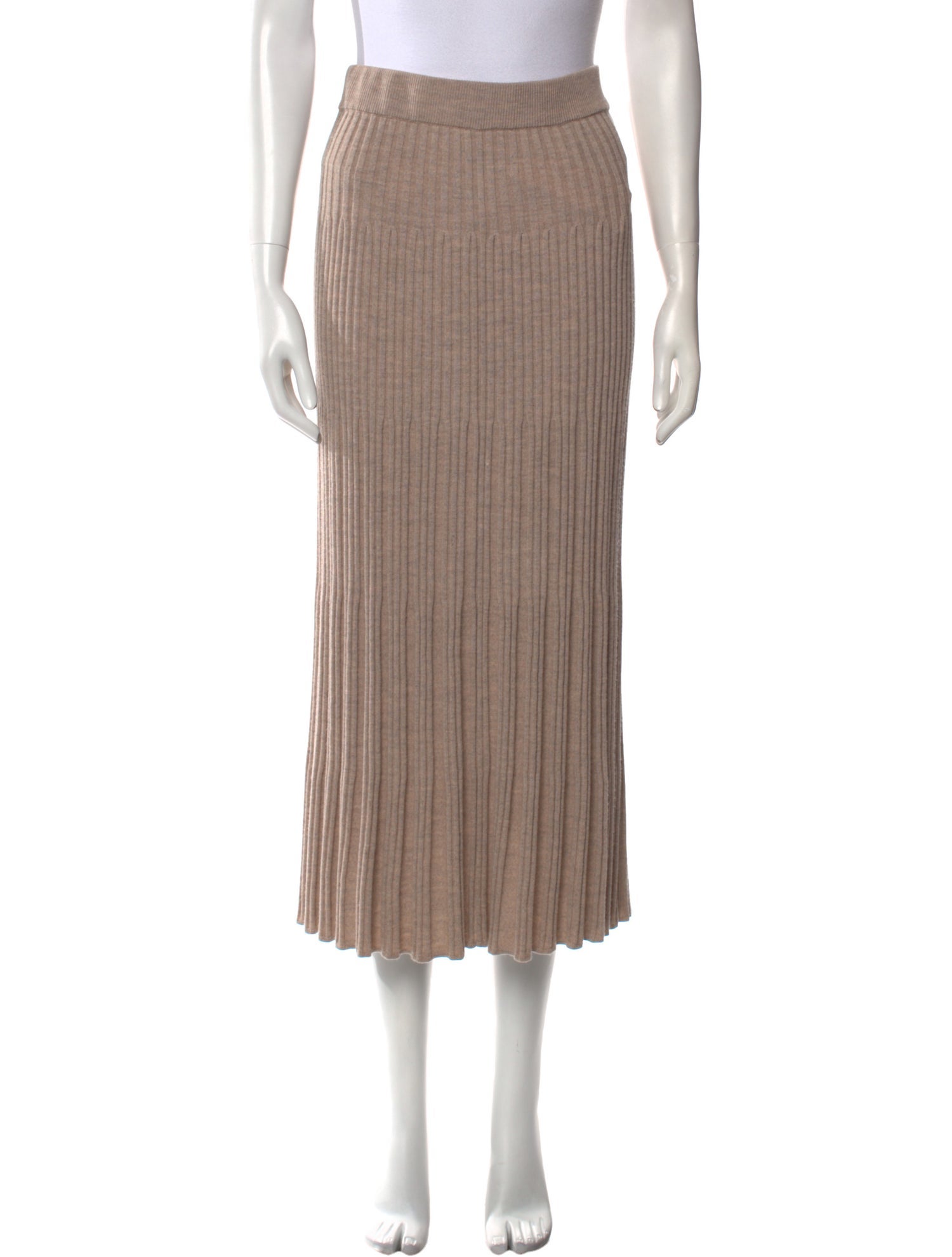 Joseph Merino Wool Midi Length Skirt