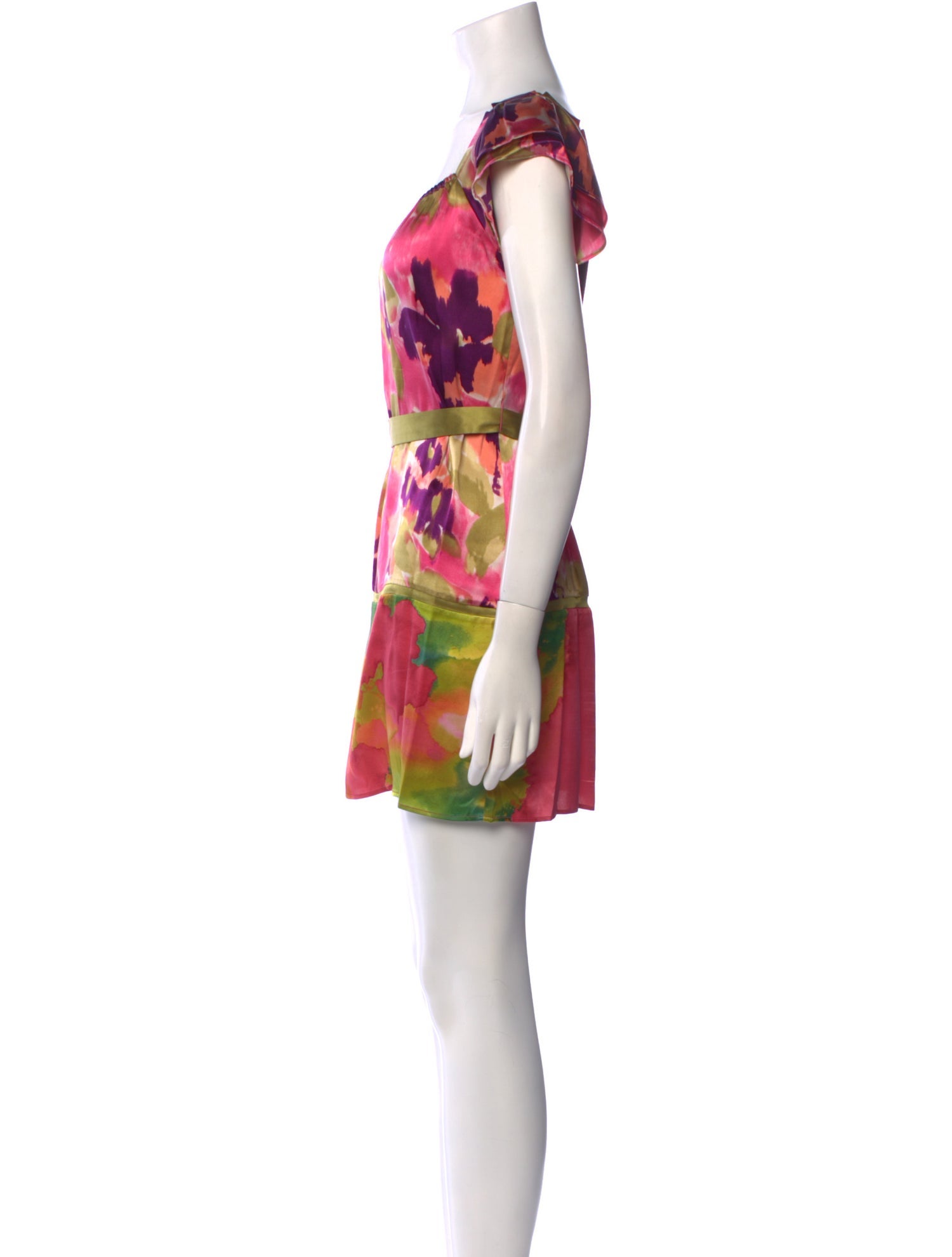 Joseph Silk Floral Print Tunic