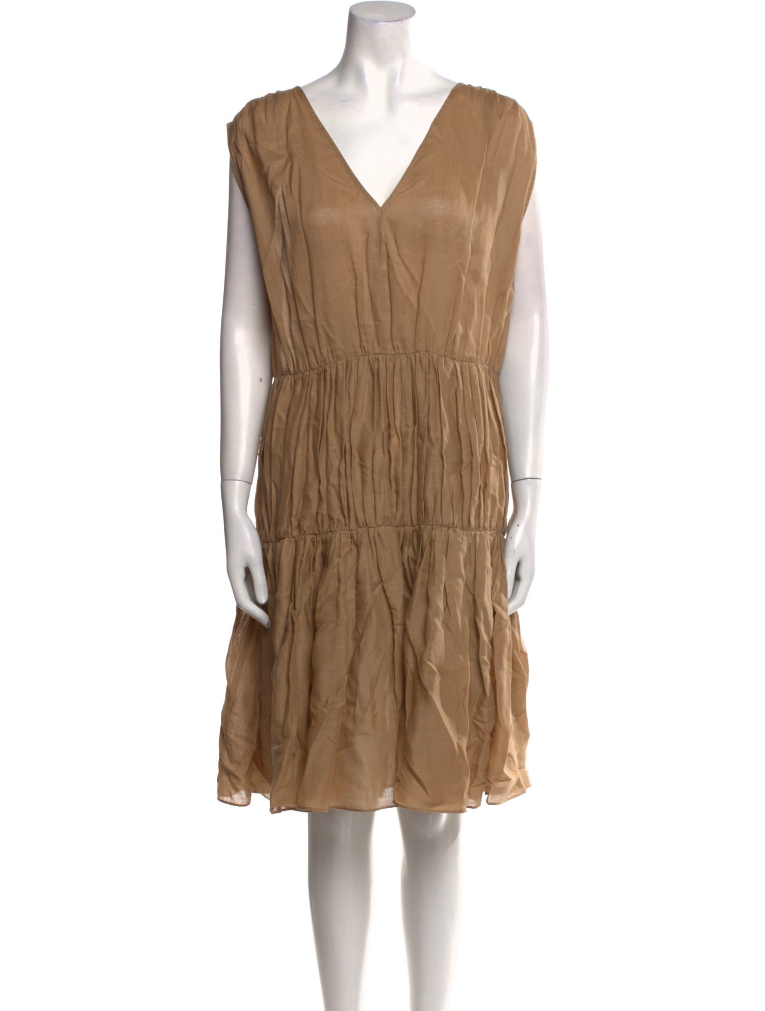 Joseph V-Neck Knee-Length Dress