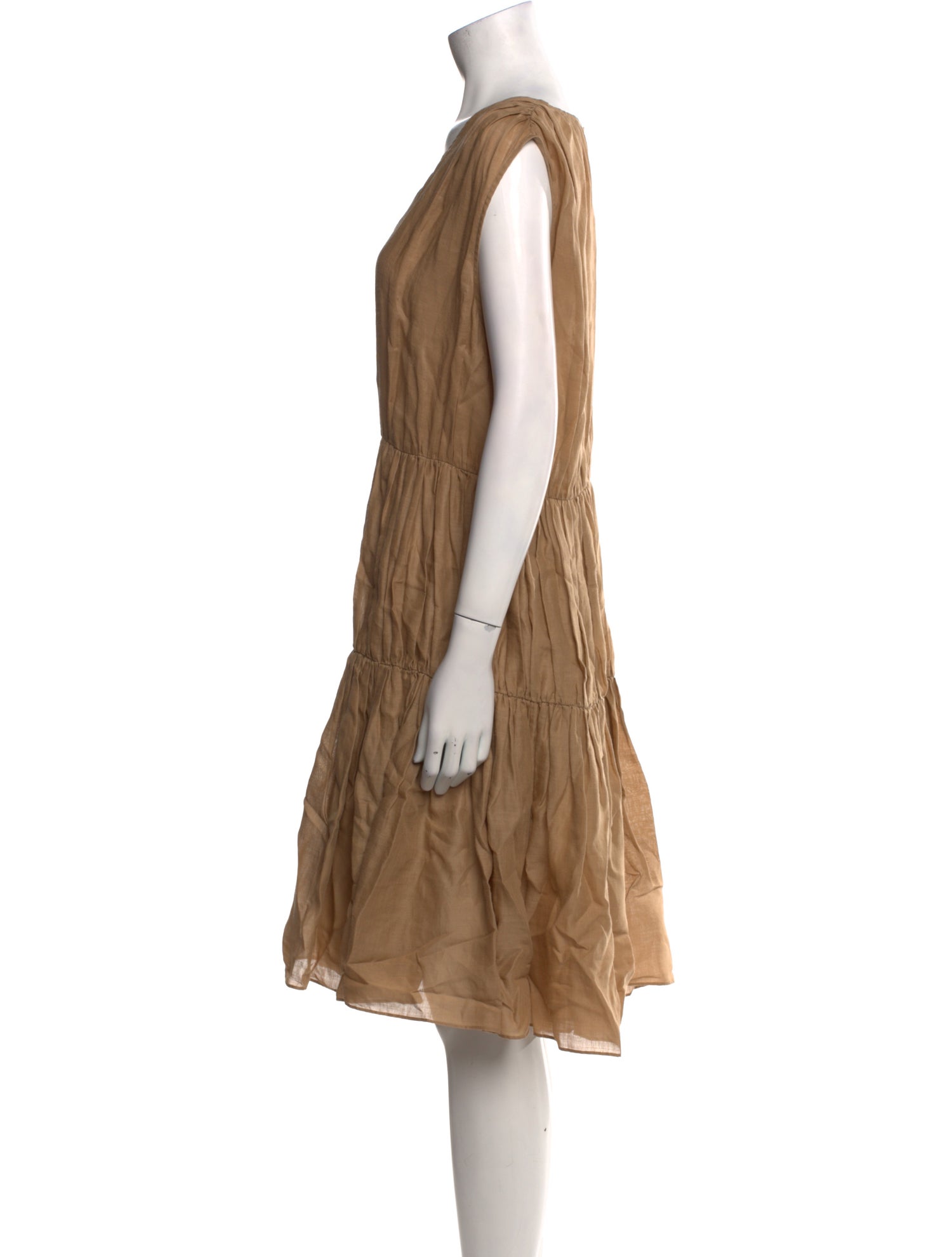 Joseph V-Neck Knee-Length Dress