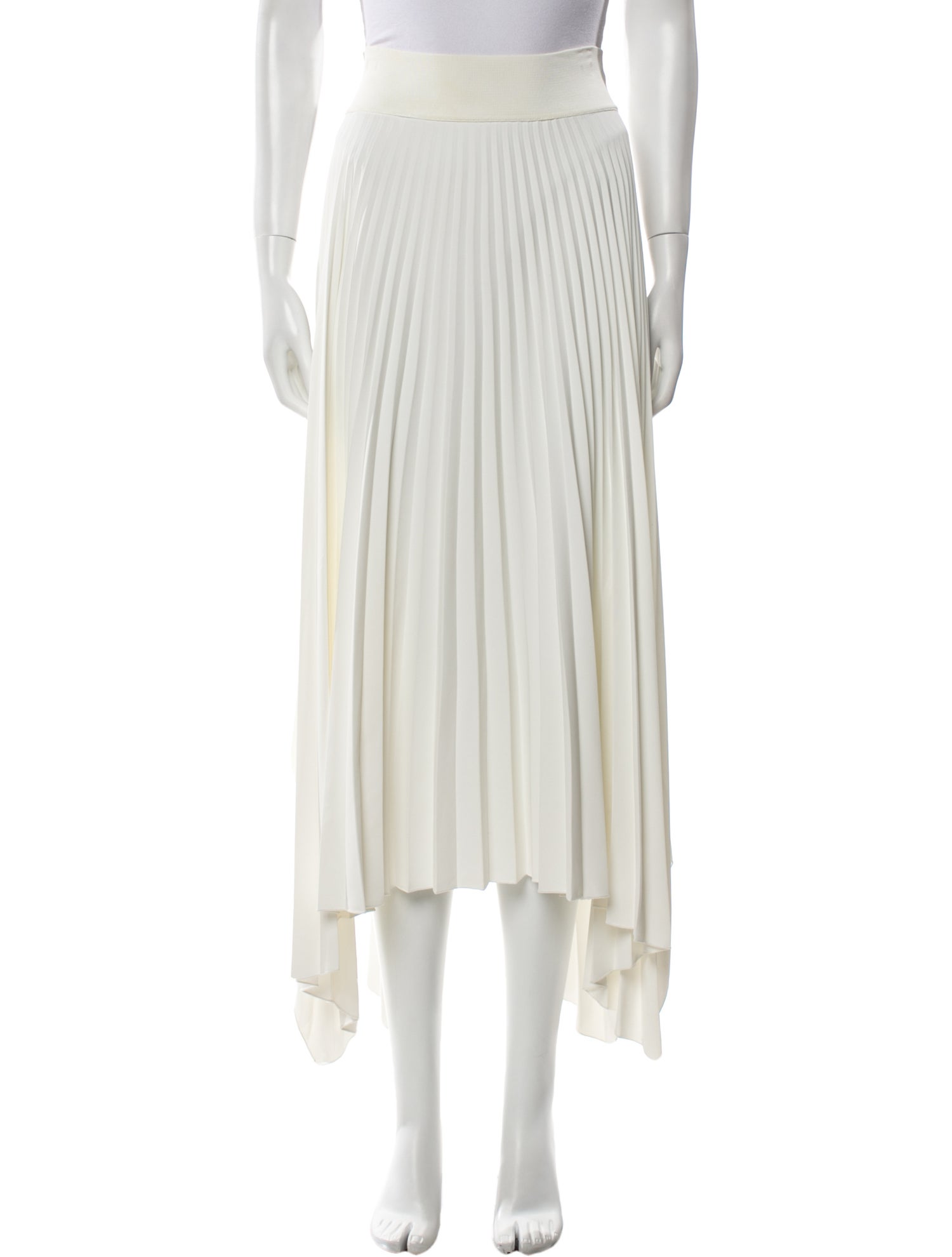 Joseph Pleated Accents Long Skirt