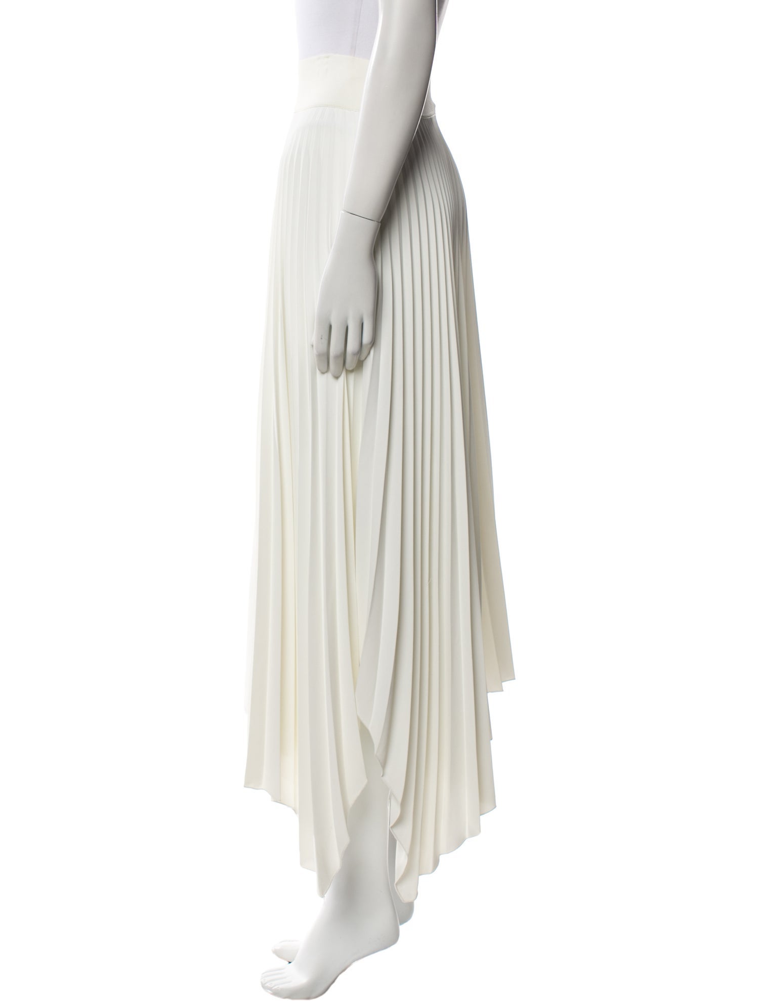 Joseph Pleated Accents Long Skirt