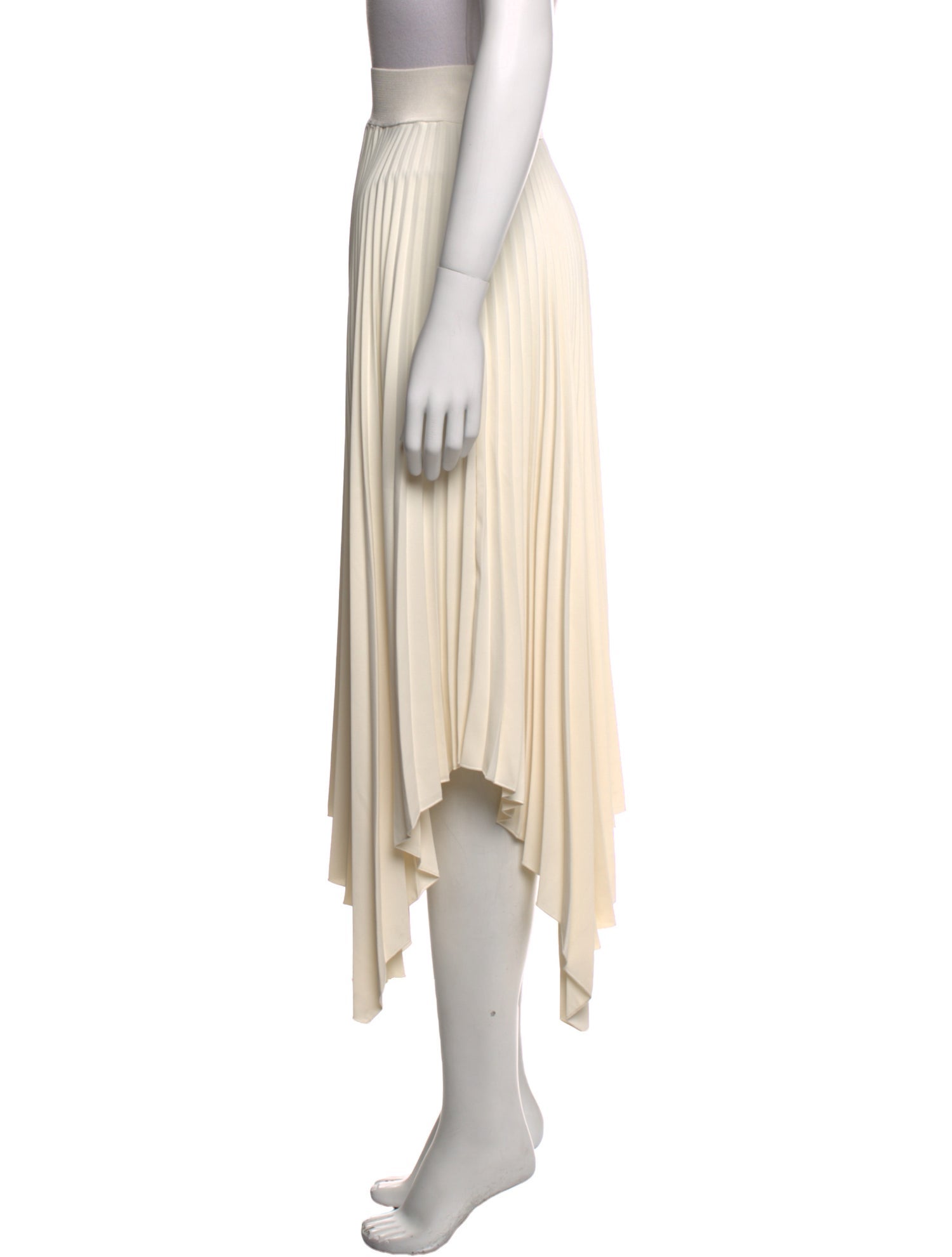 Joseph Pleated Accents Midi Length Skirt