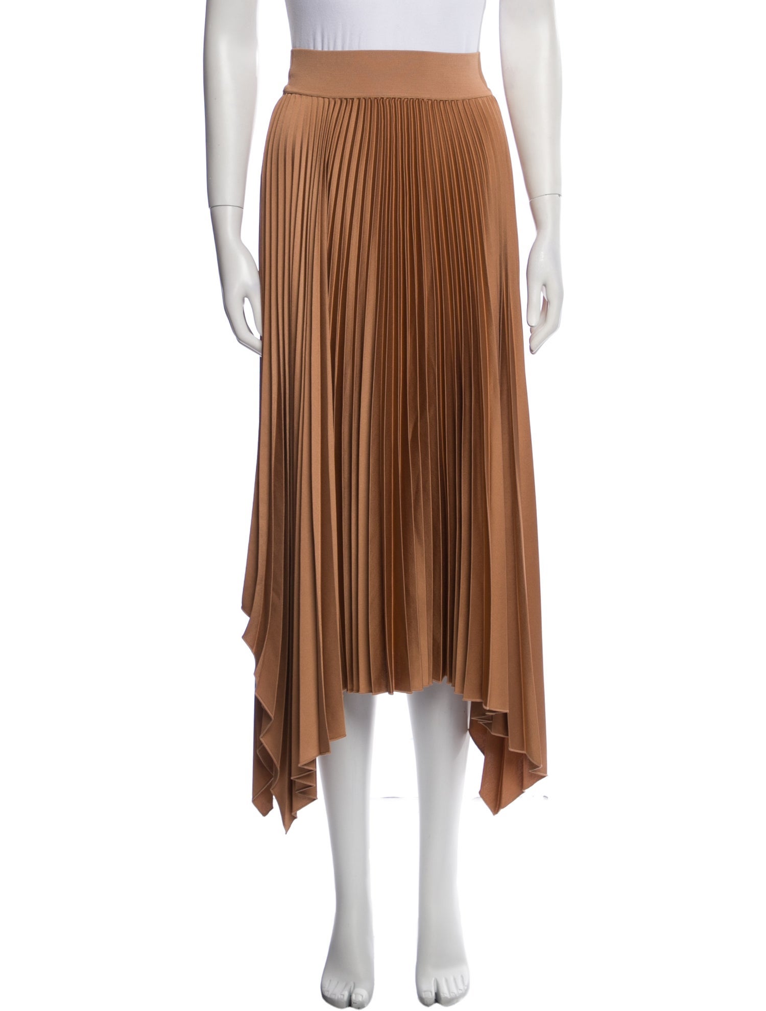 Joseph Pleated Accents Midi Length Skirt