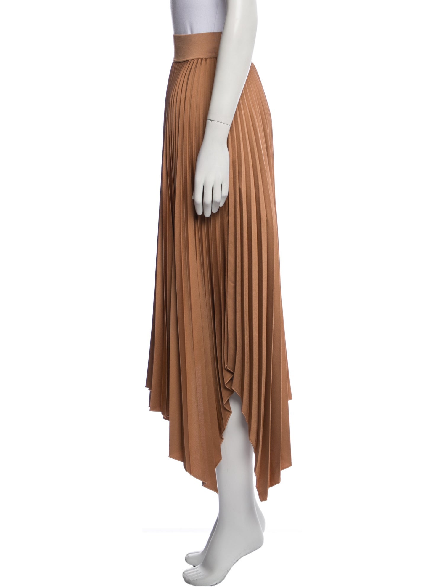 Joseph Pleated Accents Midi Length Skirt