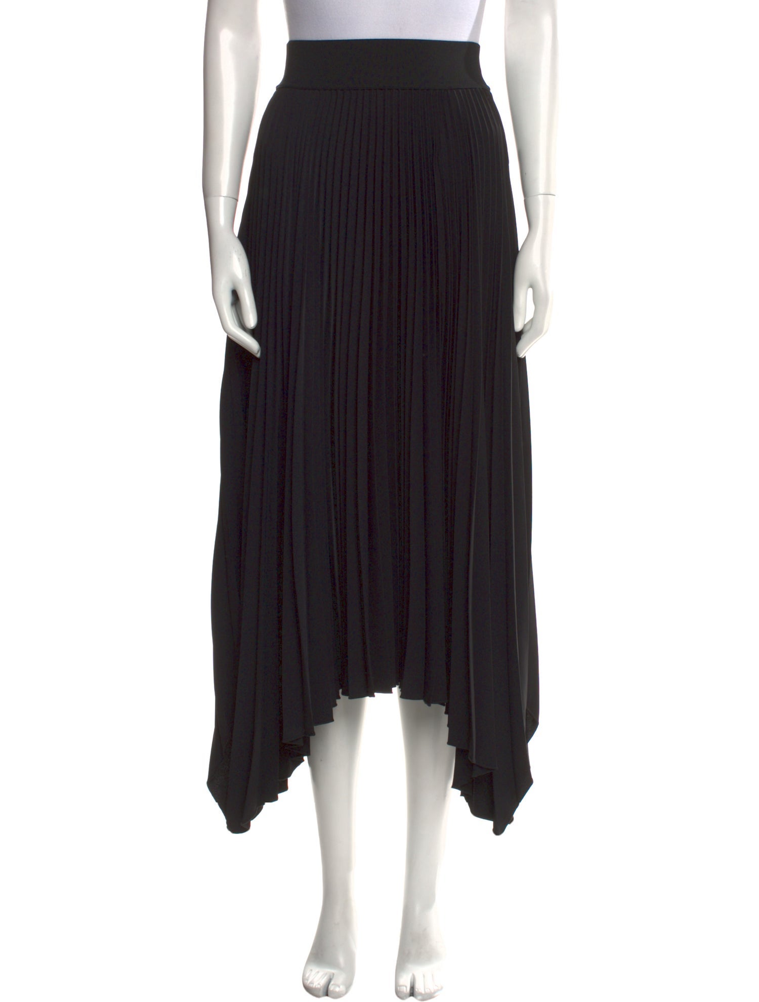 Joseph Pleated Accents Midi Length Skirt