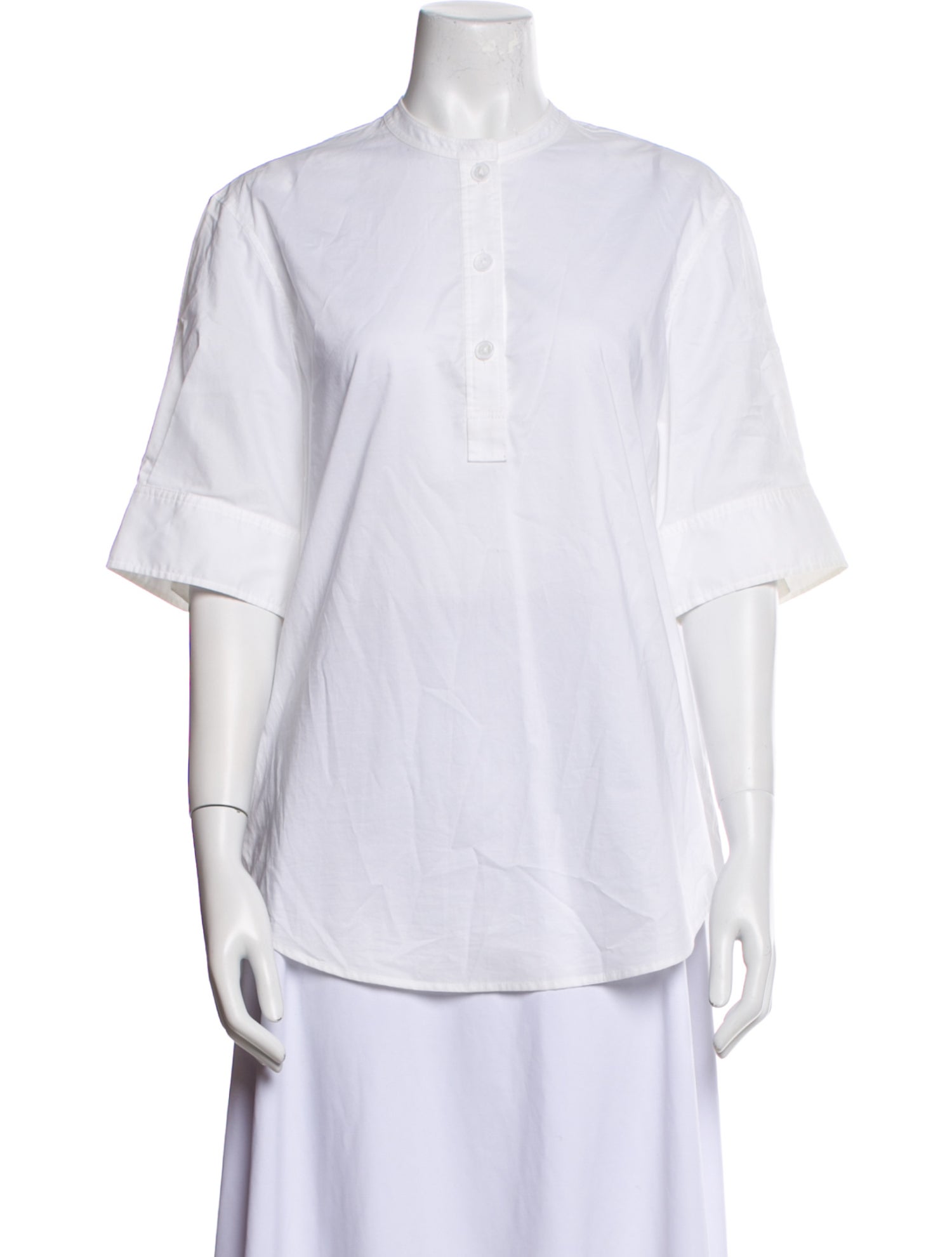 Joseph Short Sleeve Button-Up Top