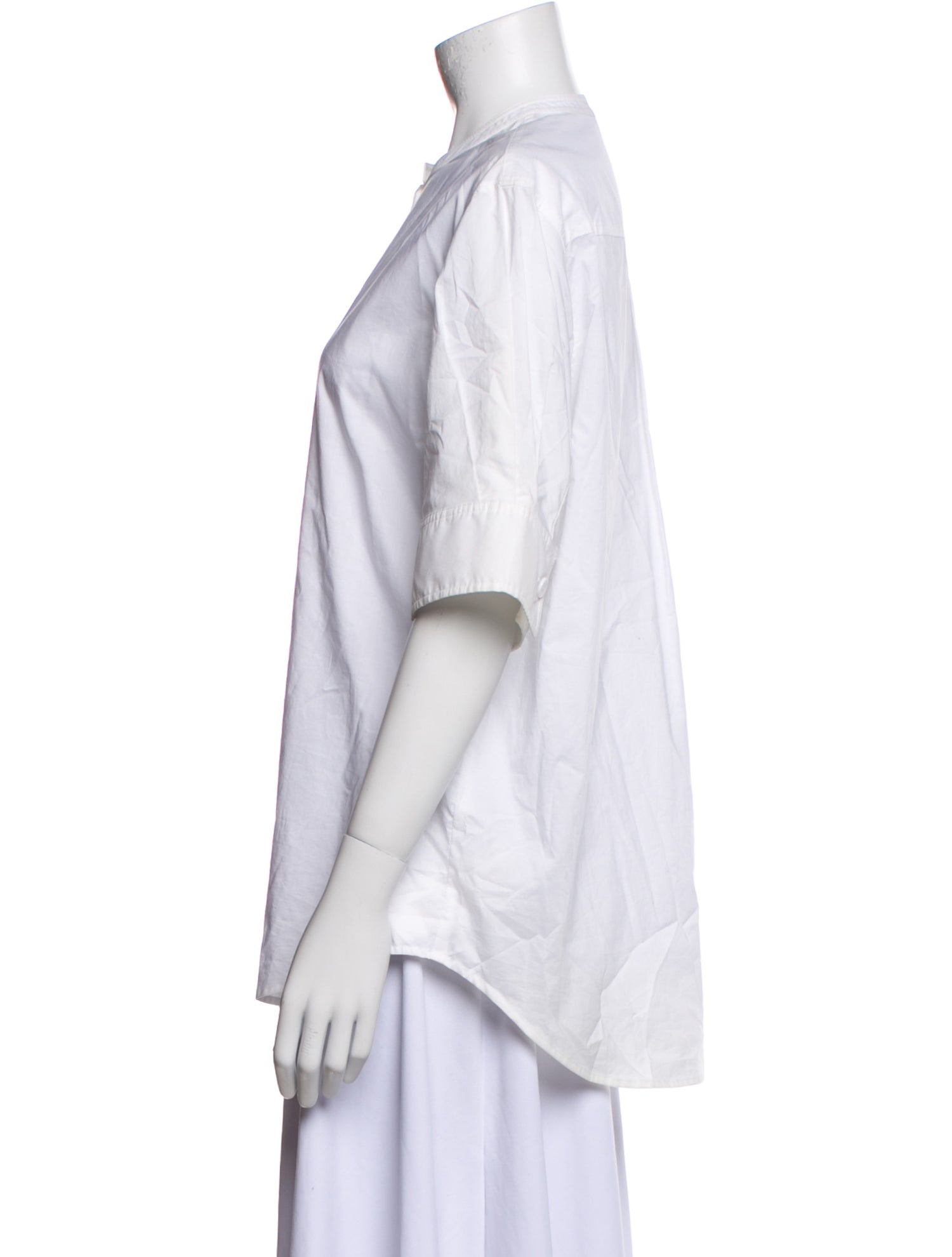 Joseph Short Sleeve Button-Up Top